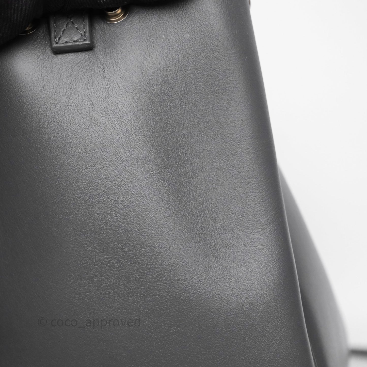 Balenciaga Small Bel Air Carry All Bag Grey Calfskin Silver Hardware