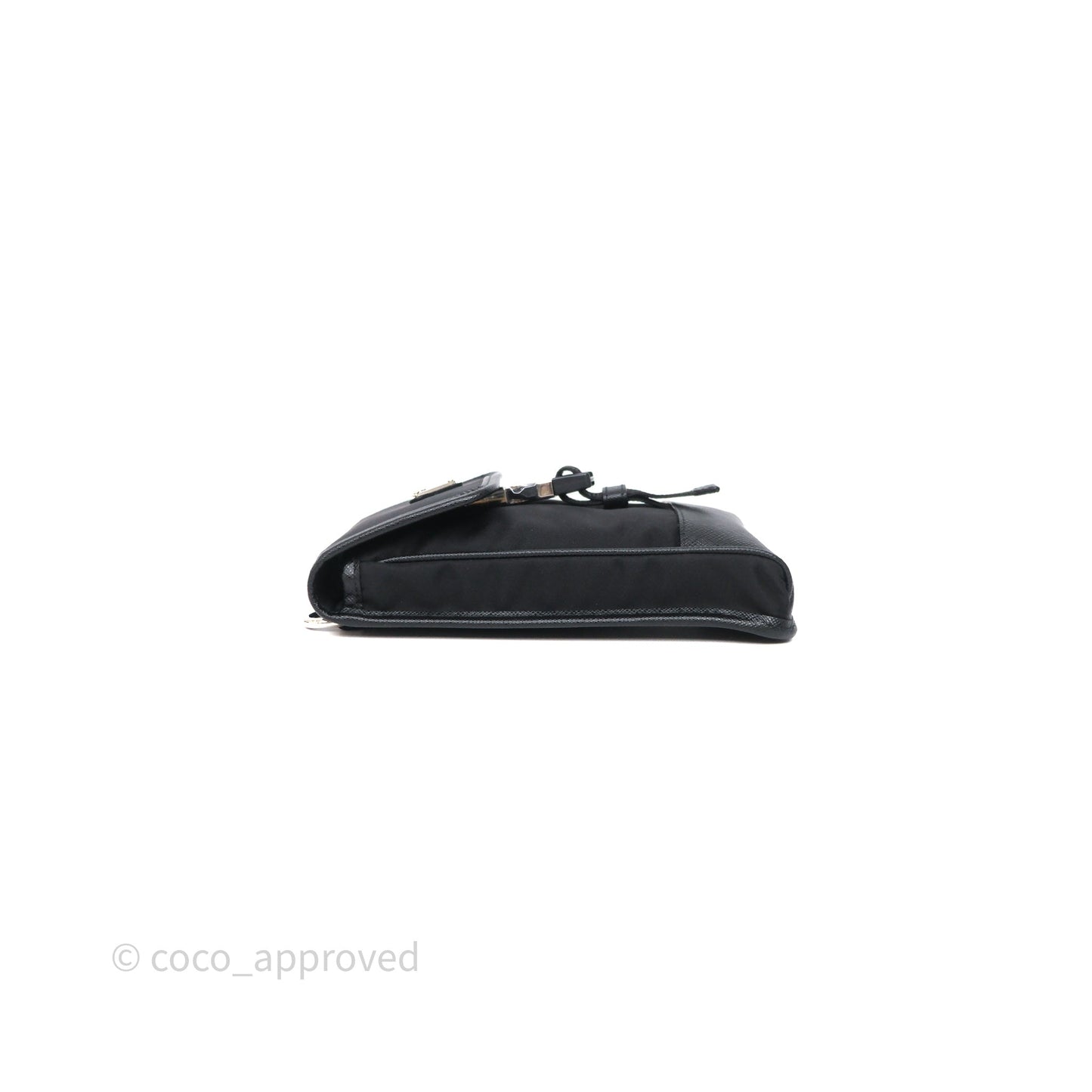 Prada Saffiano Leather Smartphone Case Black