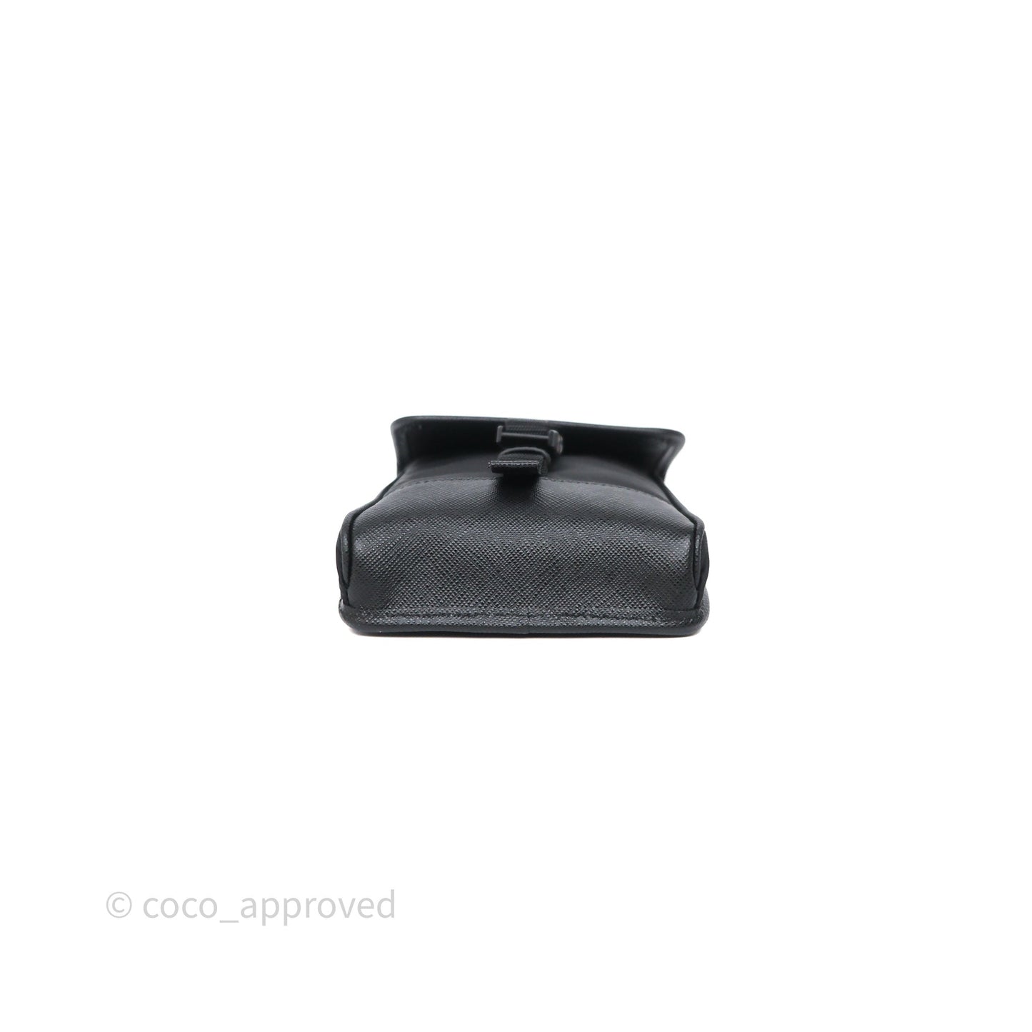 Prada Saffiano Leather Smartphone Case Black
