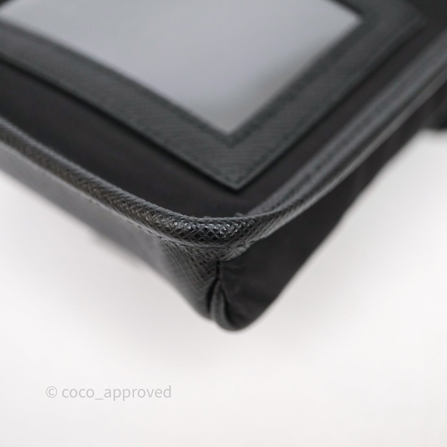 Prada Saffiano Leather Smartphone Case Black