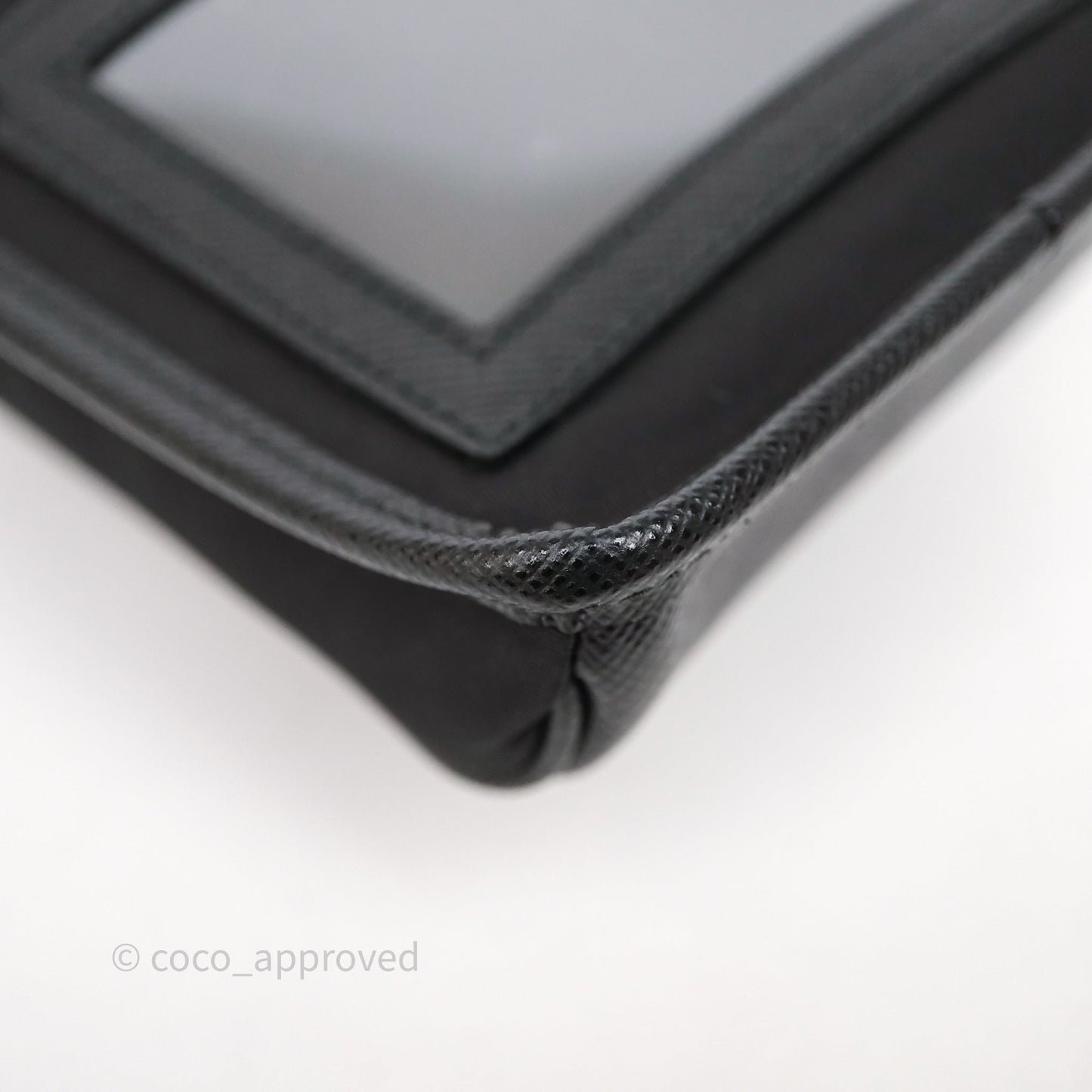 Prada Saffiano Leather Smartphone Case Black