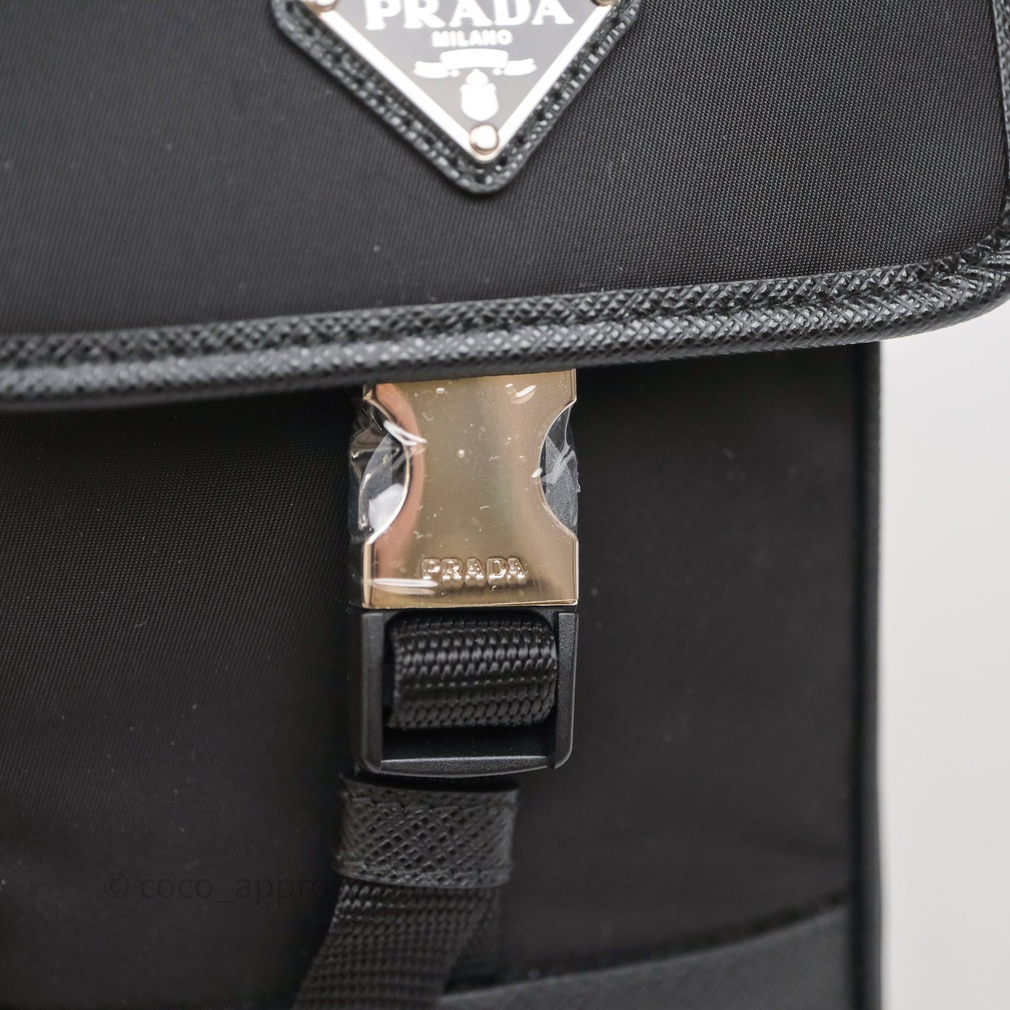Prada Saffiano Leather Smartphone Case Black