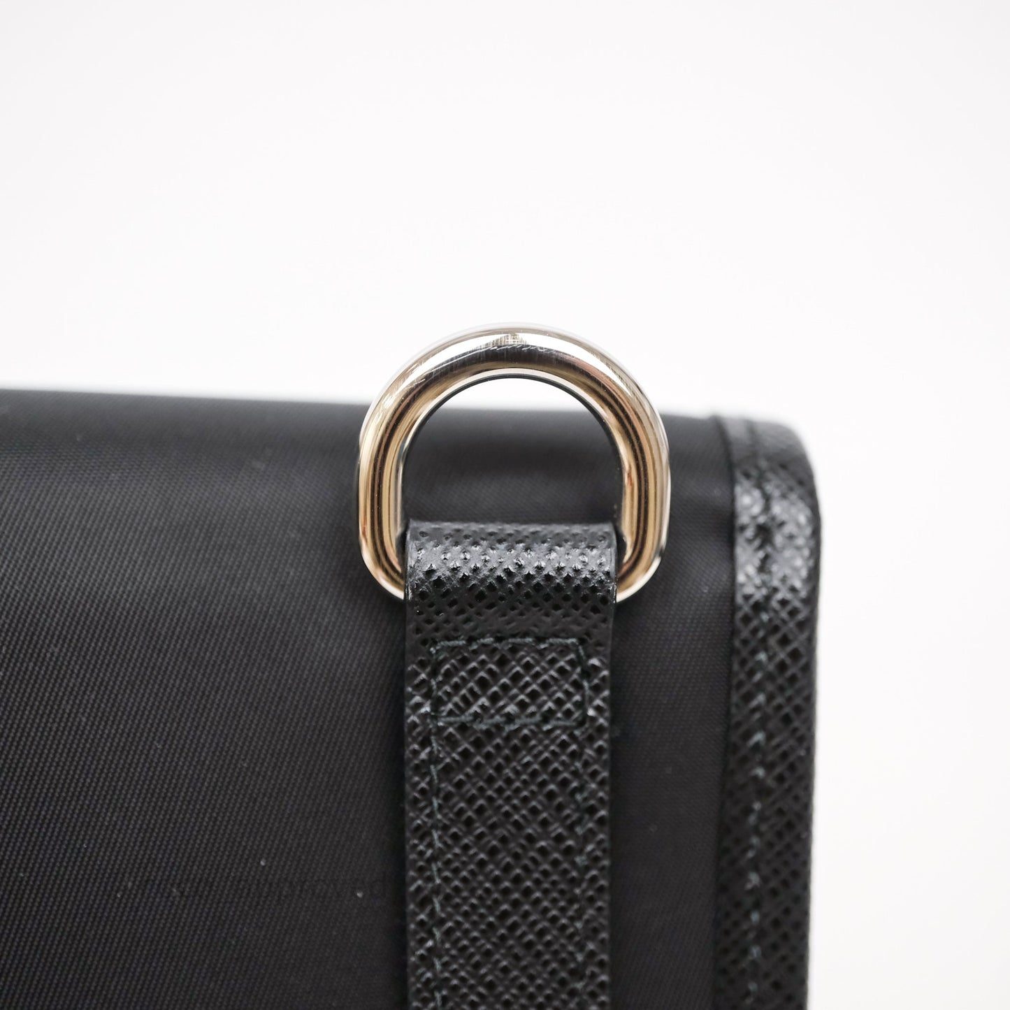 Prada Saffiano Leather Smartphone Case Black