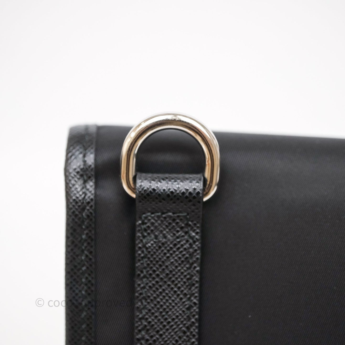 Prada Saffiano Leather Smartphone Case Black