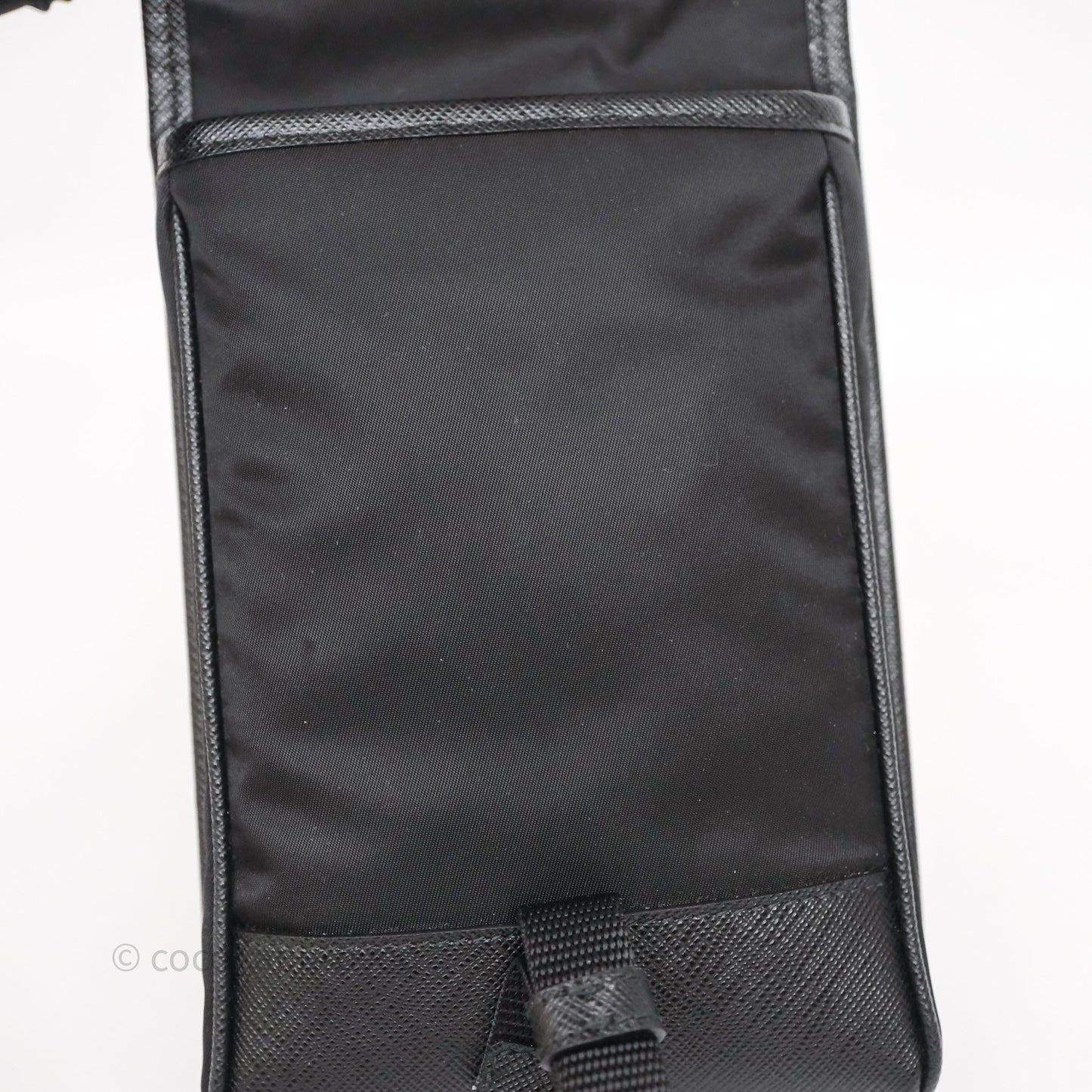Prada Saffiano Leather Smartphone Case Black