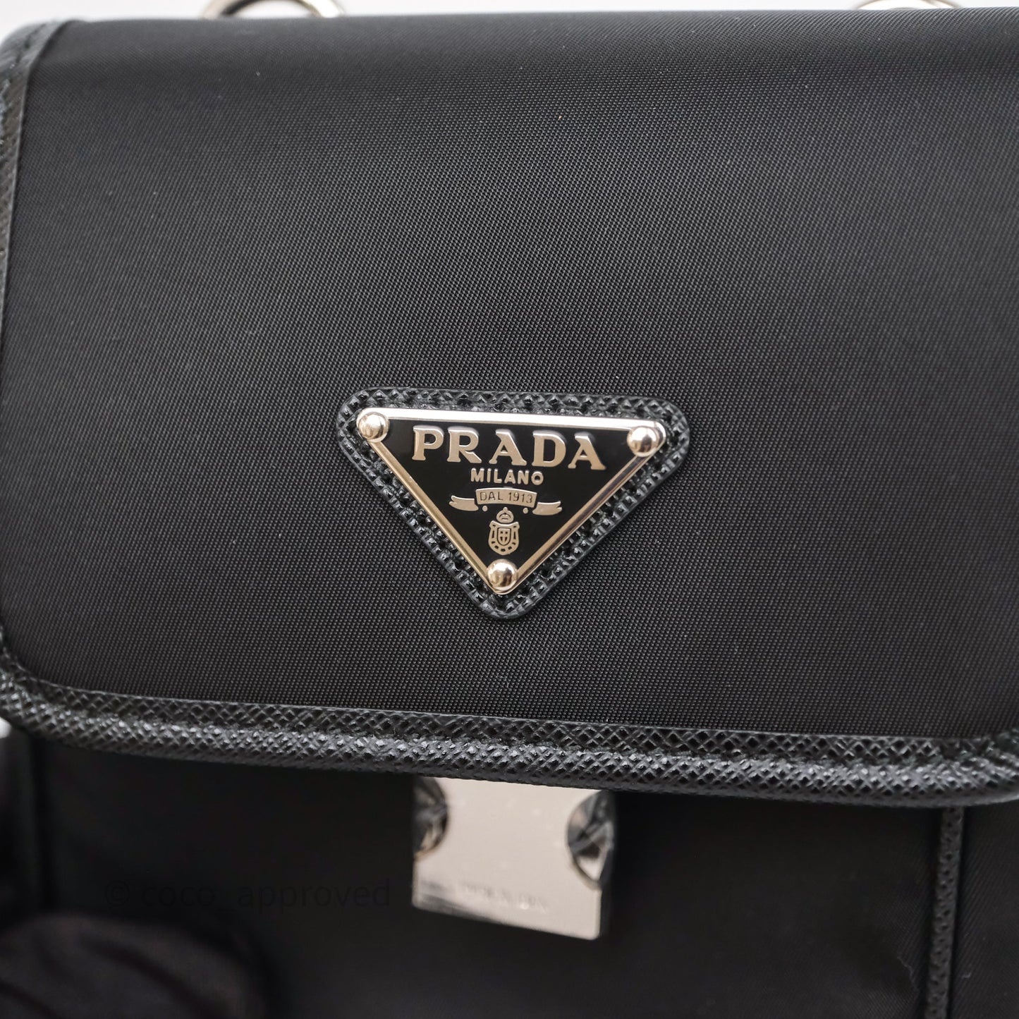 Prada Saffiano Leather Smartphone Case Black