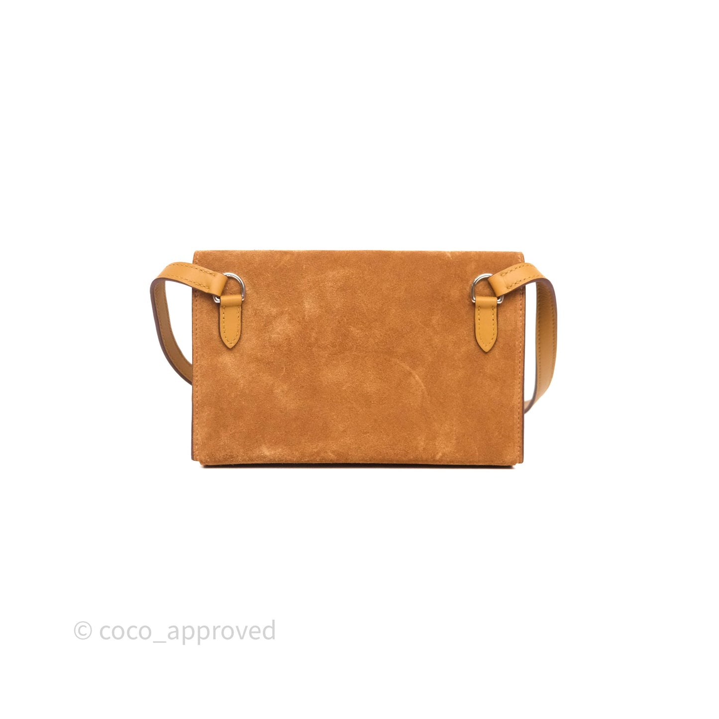 Hermès Snap Wallet Chamois/ Sesame Grizzly/ Swift Palladium Hardware