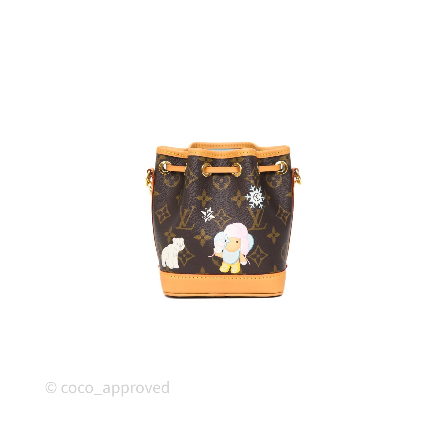 Louis Vuitton Nano Noe Monogram Vivienne Christmas Edition