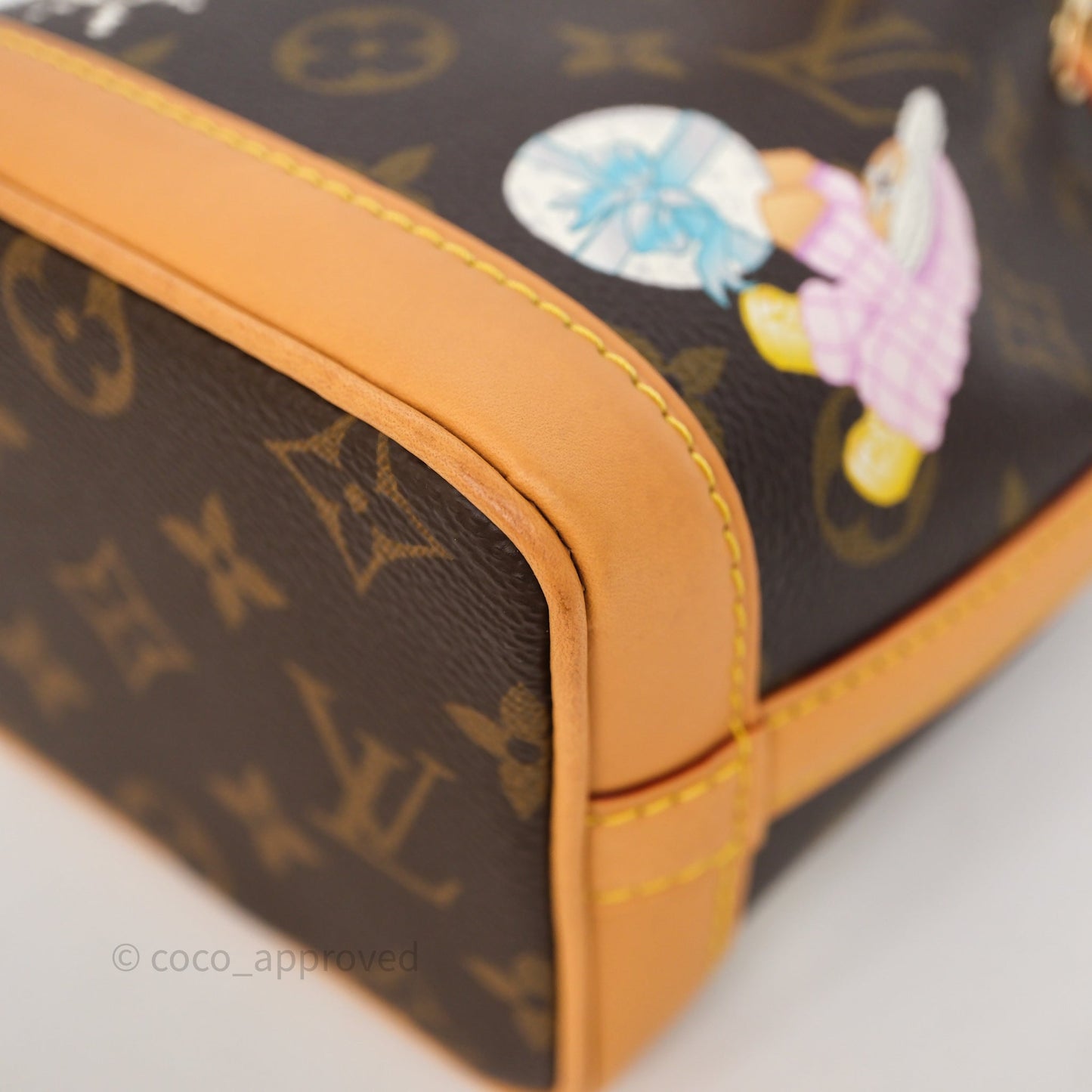 Louis Vuitton Nano Noe Monogram Vivienne Christmas Edition