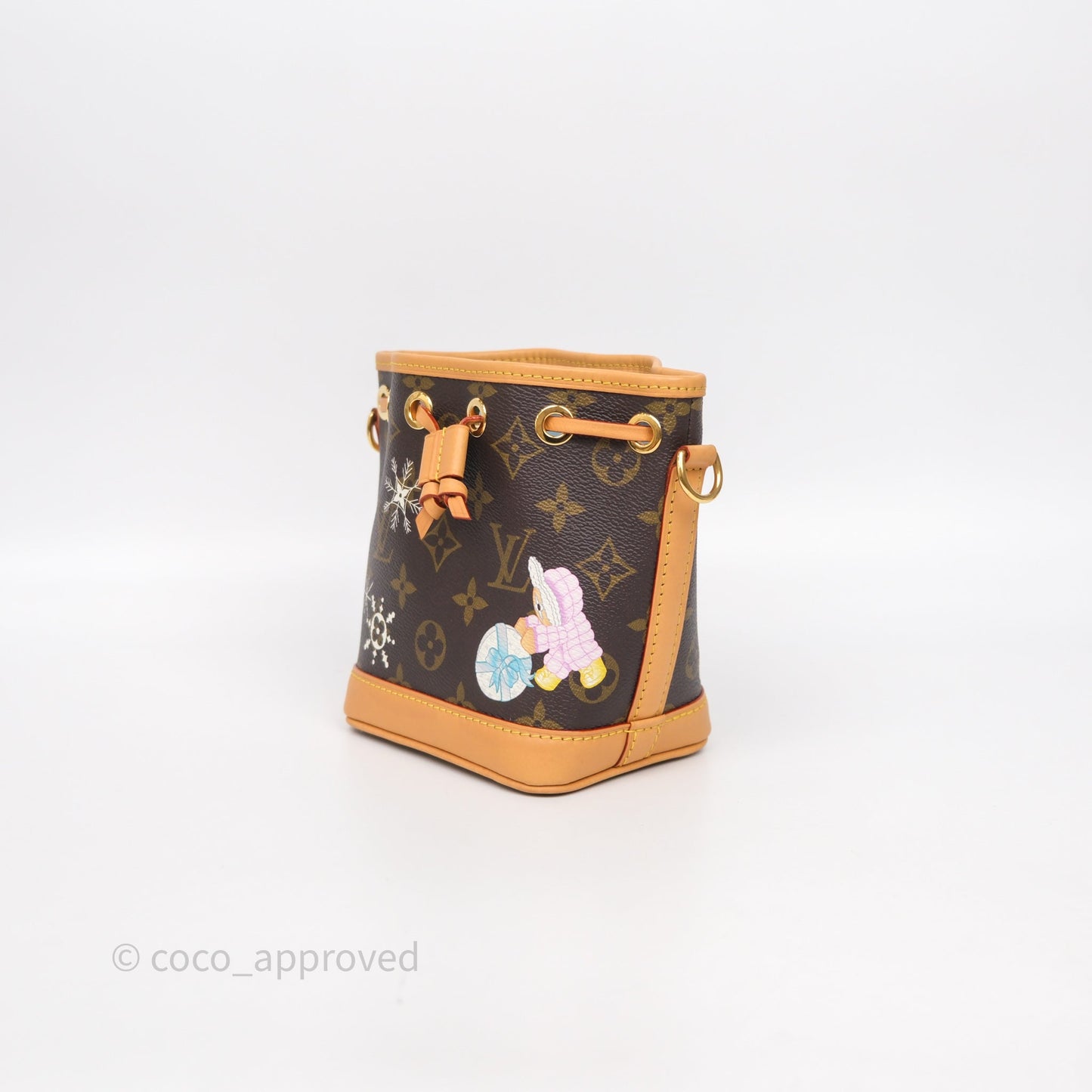 Louis Vuitton Nano Noe Monogram Vivienne Christmas Edition