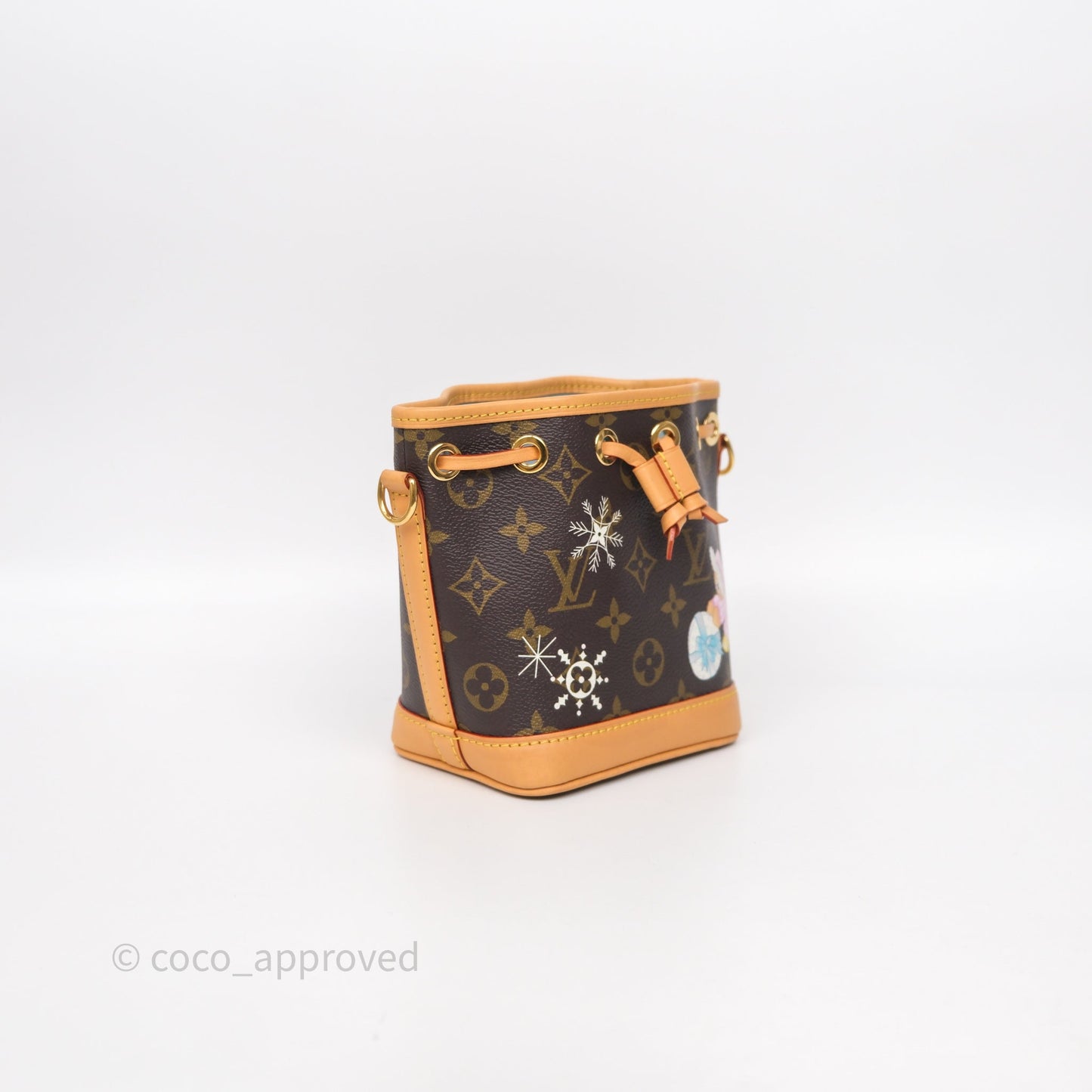Louis Vuitton Nano Noe Monogram Vivienne Christmas Edition