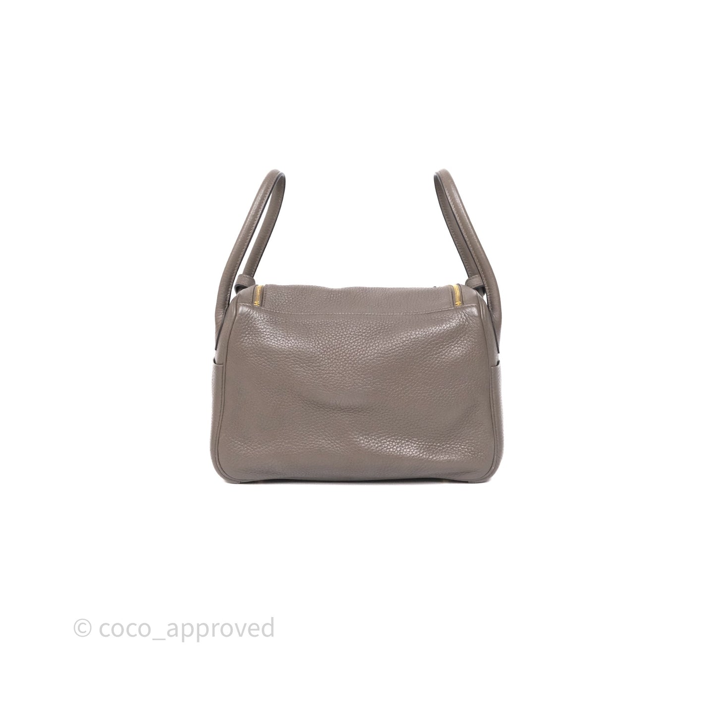 Hermès Lindy 26 Etain 8F Clemence Gold Hardware