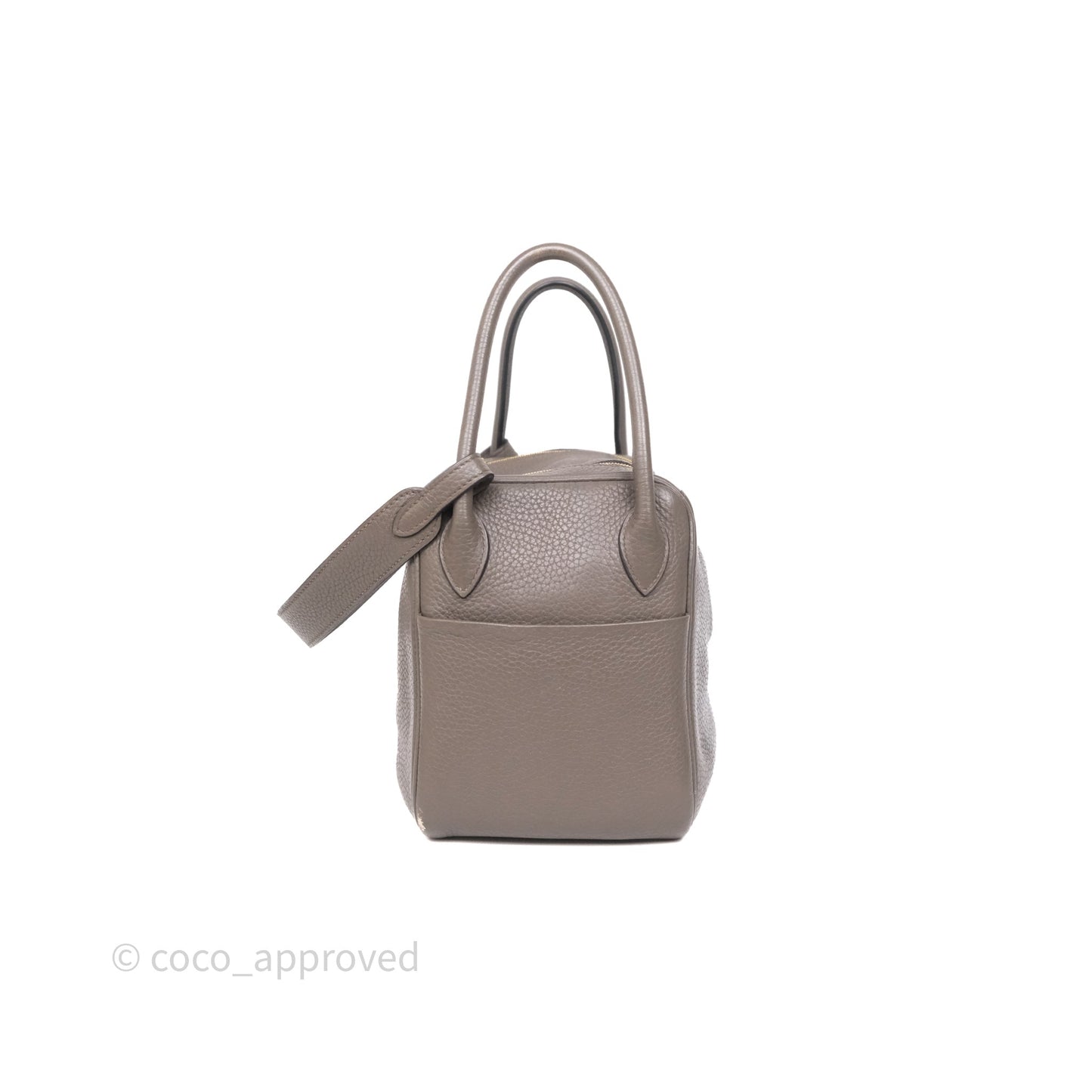 Hermès Lindy 26 Etain 8F Clemence Gold Hardware