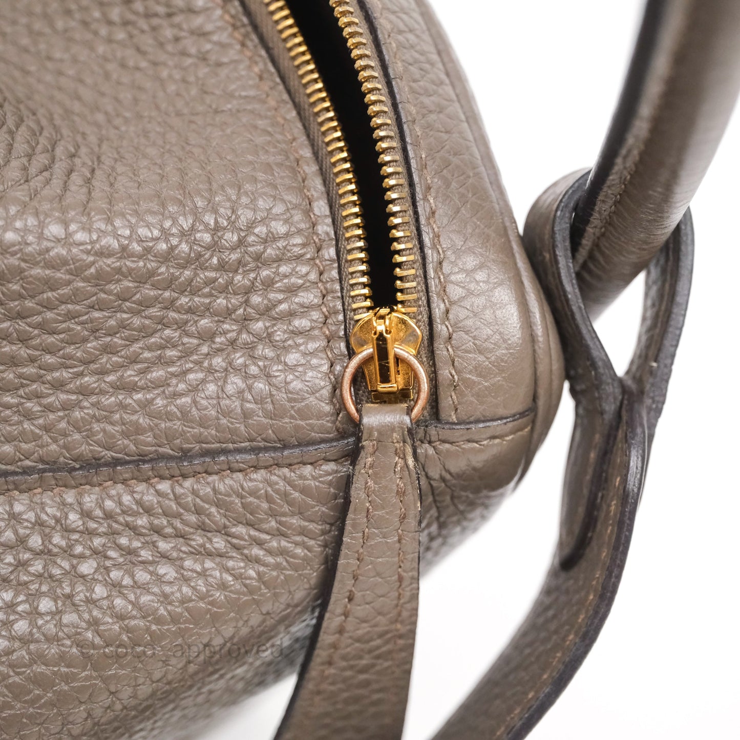 Hermès Lindy 26 Etain 8F Clemence Gold Hardware
