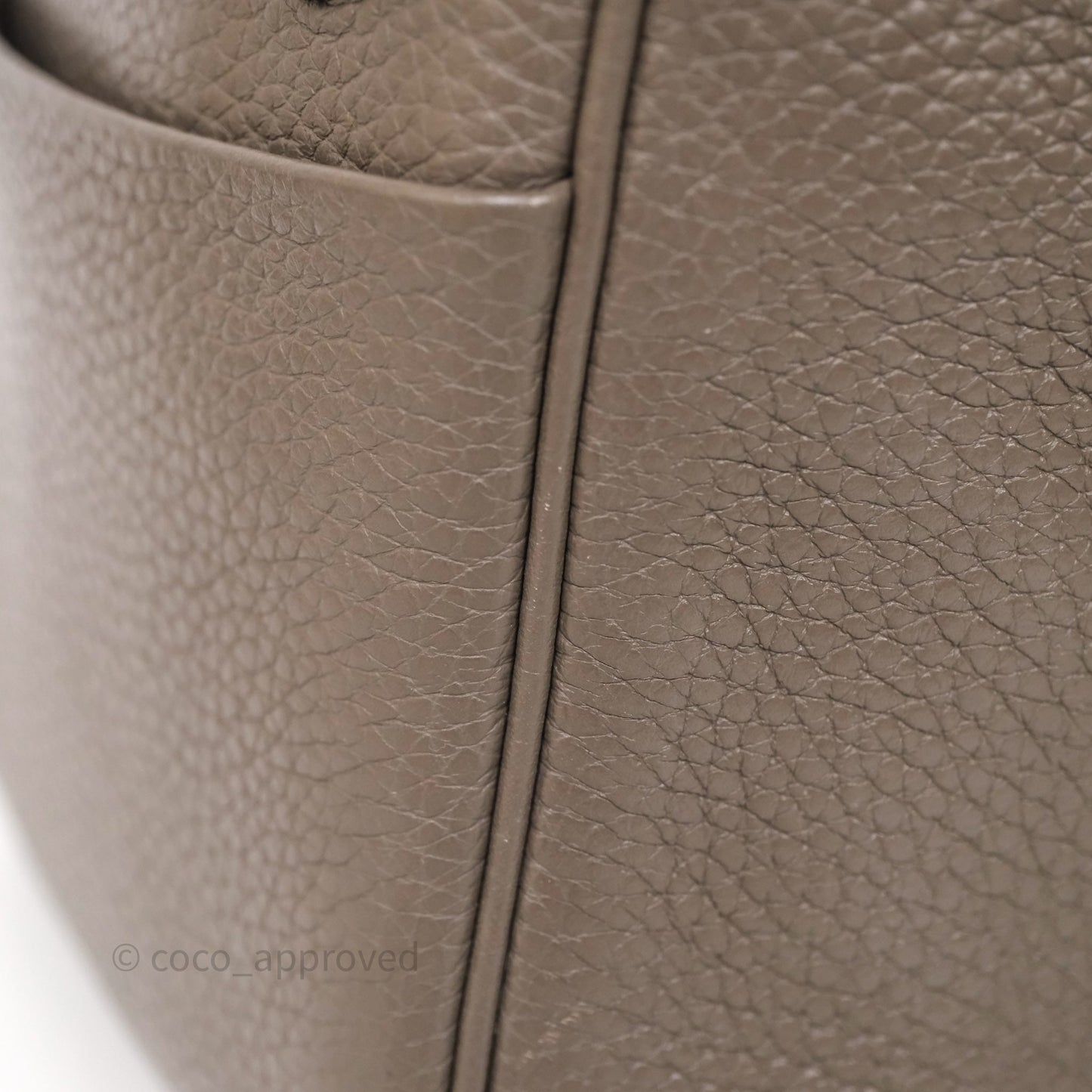 Hermès Lindy 26 Etain 8F Clemence Gold Hardware