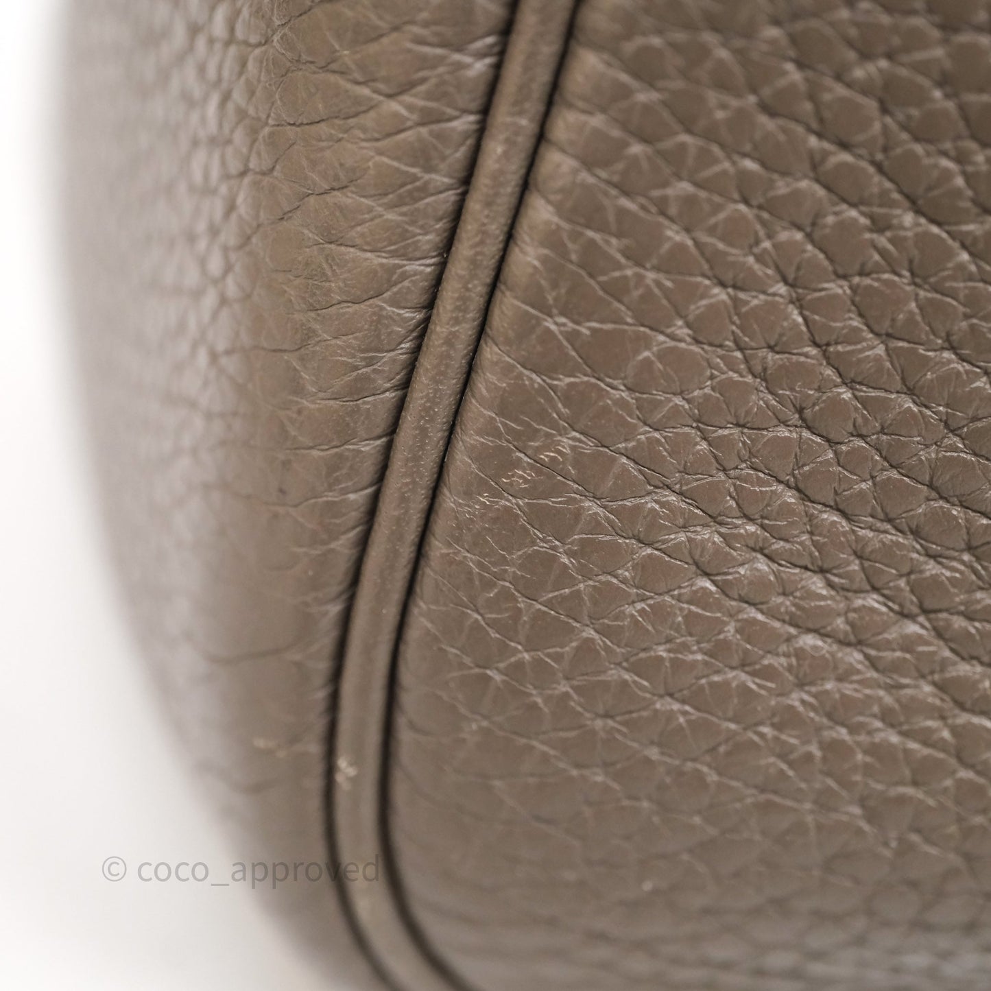 Hermès Lindy 26 Etain 8F Clemence Gold Hardware