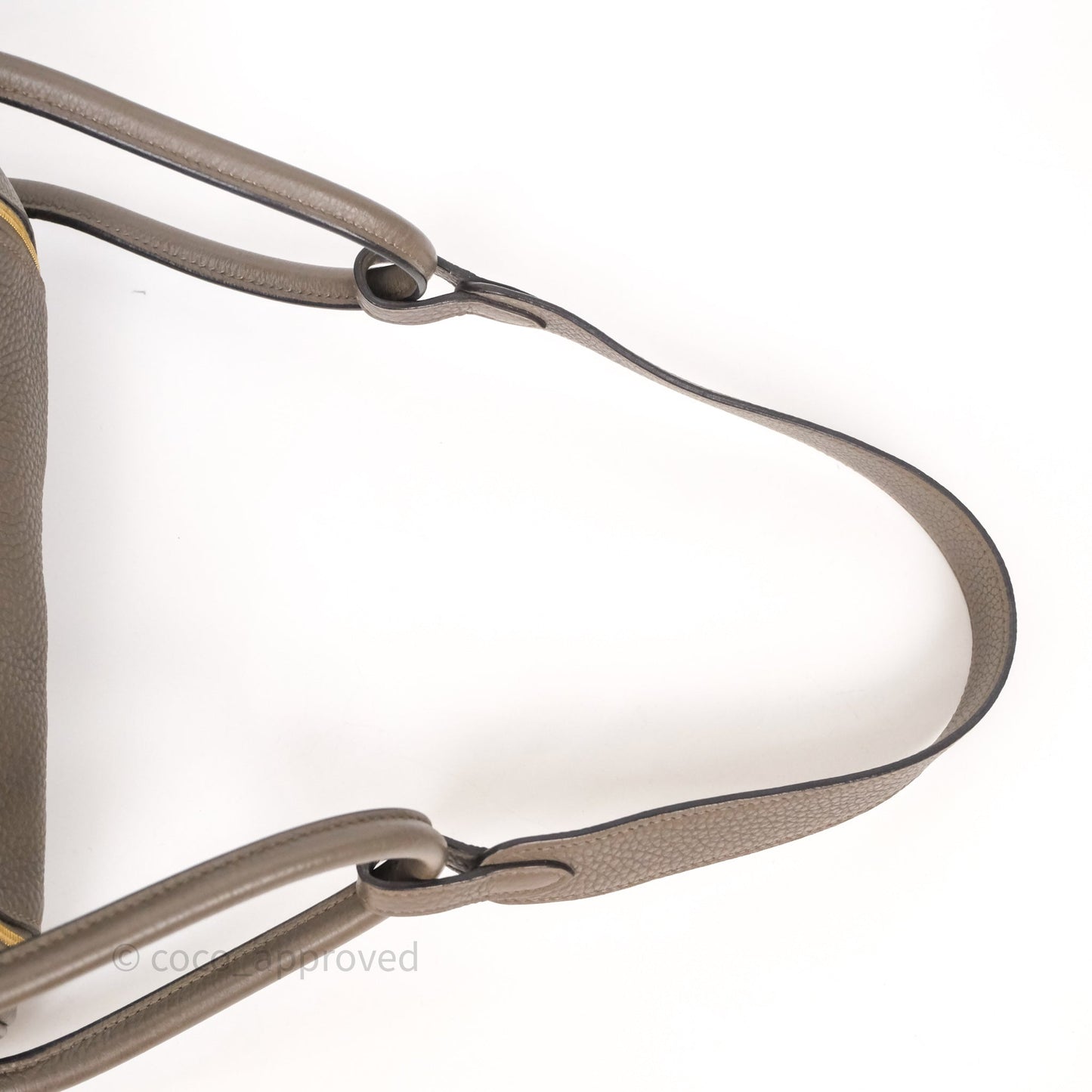 Hermès Lindy 26 Etain 8F Clemence Gold Hardware