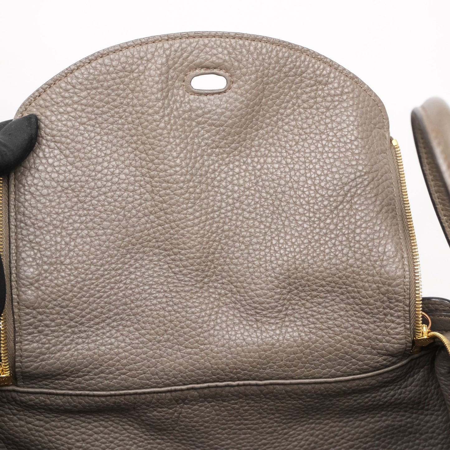 Hermès Lindy 26 Etain 8F Clemence Gold Hardware