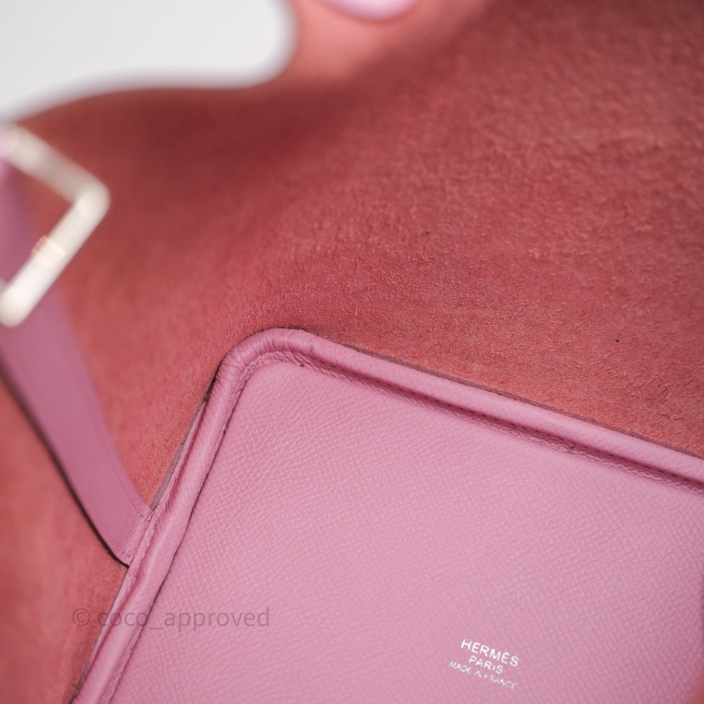 Hermès Tressage De Cuir Picotin Lock 18 Mauve Sylvestre X9/ Jaune de Naples 9O/Rouge H 55 Epsom Palladium Hardware