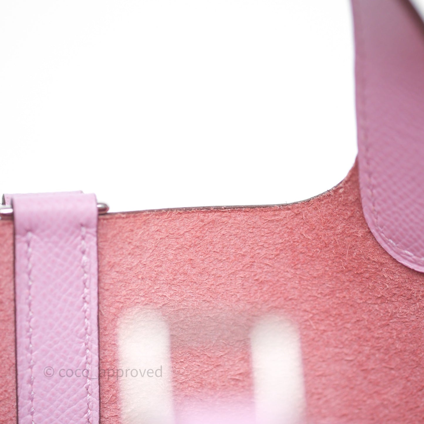Hermès Tressage De Cuir Picotin Lock 18 Mauve Sylvestre X9/ Jaune de Naples 9O/Rouge H 55 Epsom Palladium Hardware