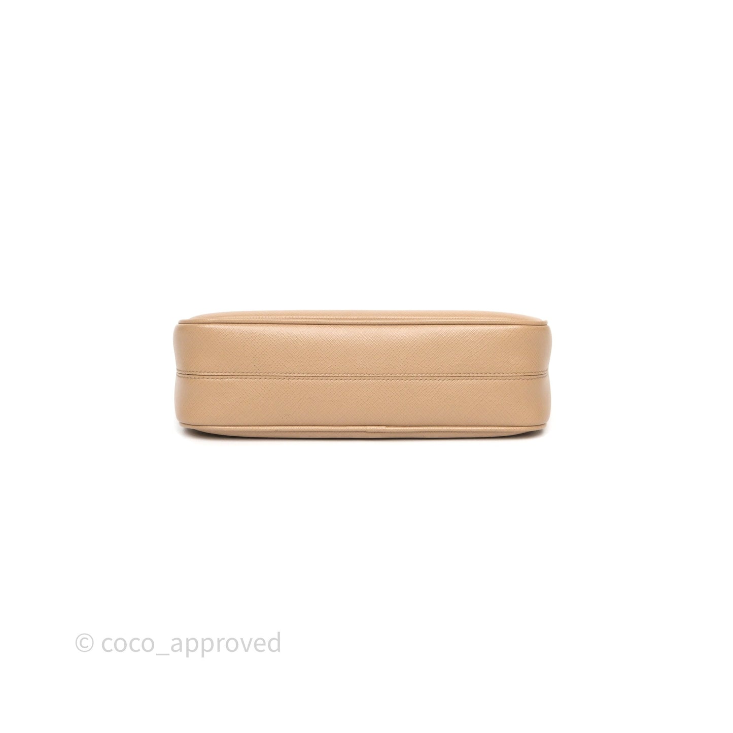 Prada Re-Edition 2005 Shoulder Bag Saffiano Leather Cameo Beige