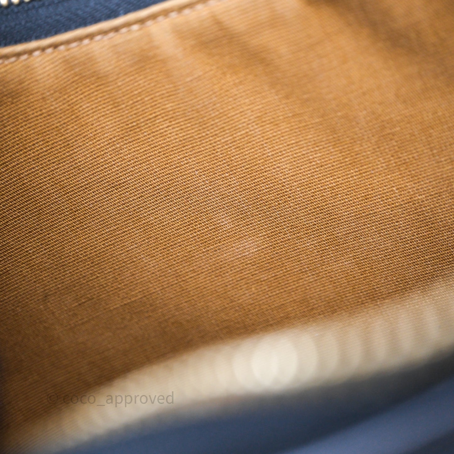 Celine Ava Bag In Triomphe Canvas Calfskin Tan