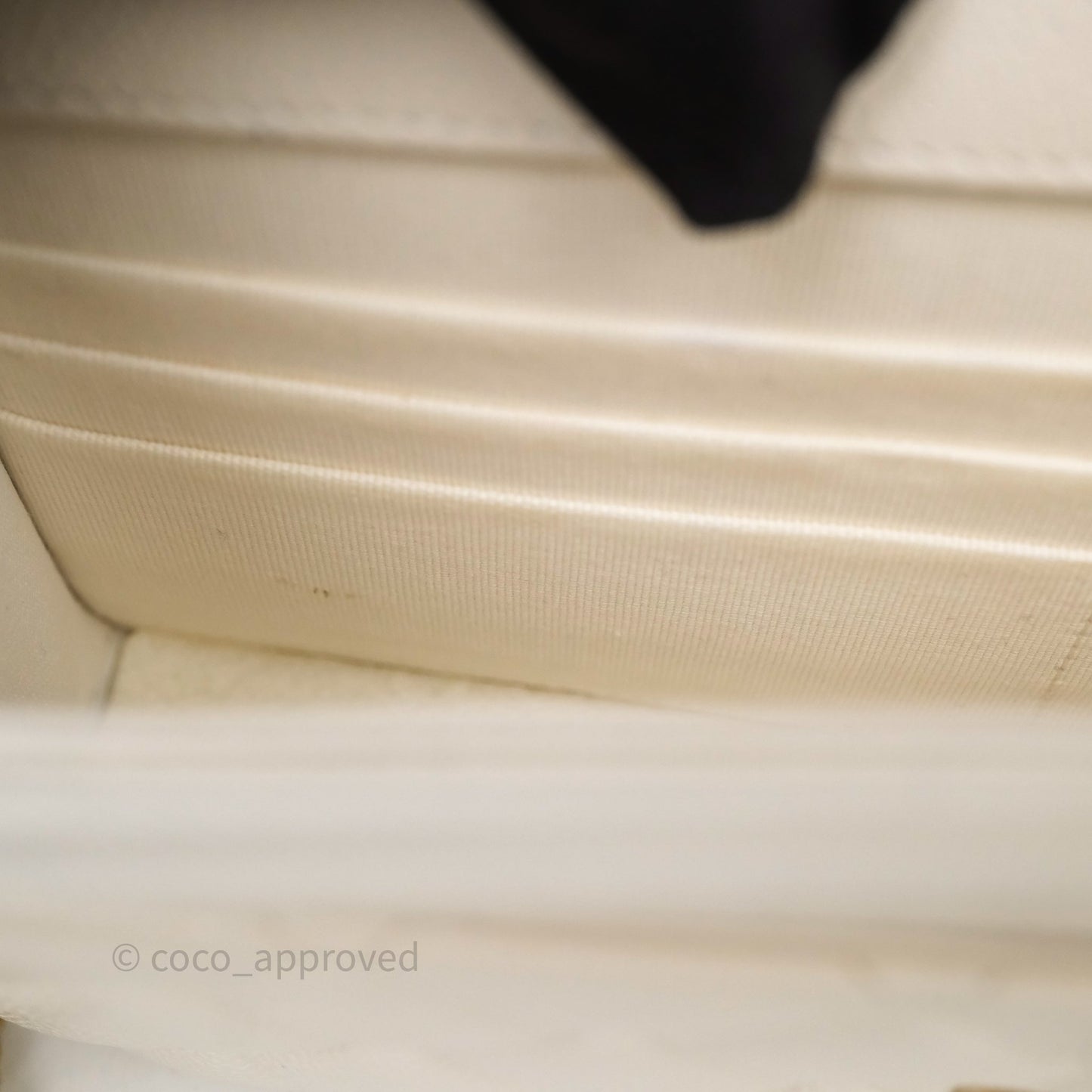 Chanel Classic WOC White Bag Caviar Gold Hardware