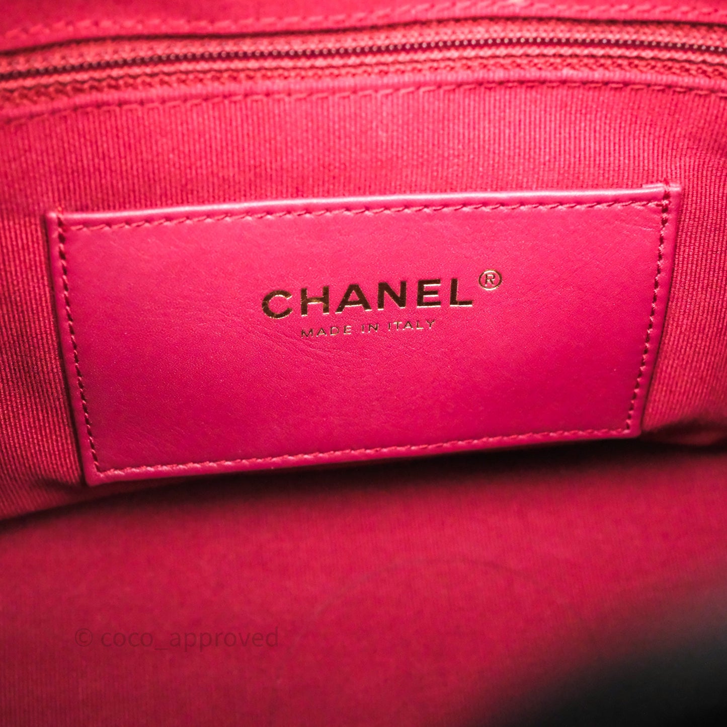 Chanel Double Pocket Black Bucket Bag Calfskin Gold Hardware