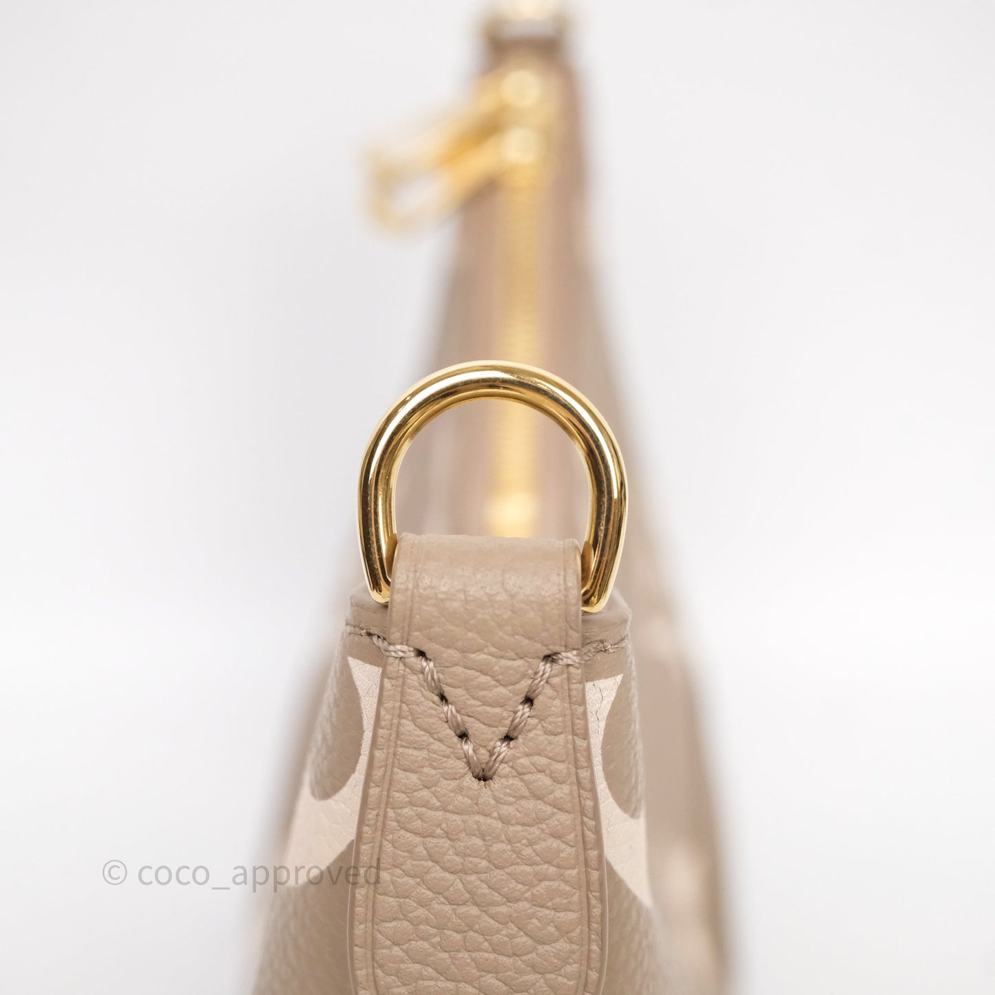 Louis Vuitton Bagatelle Bag Monogram Empreinte Beige