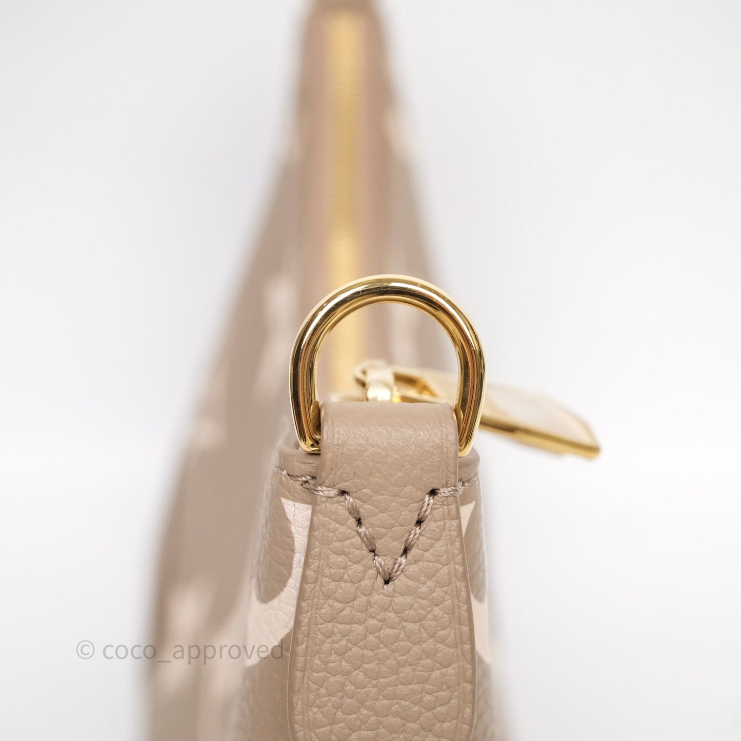 Louis Vuitton Bagatelle Bag Monogram Empreinte Beige