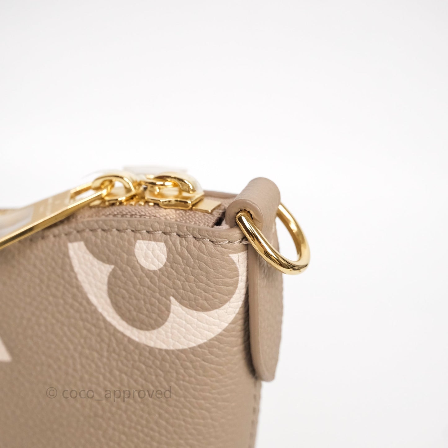 Louis Vuitton Bagatelle Bag Monogram Empreinte Beige