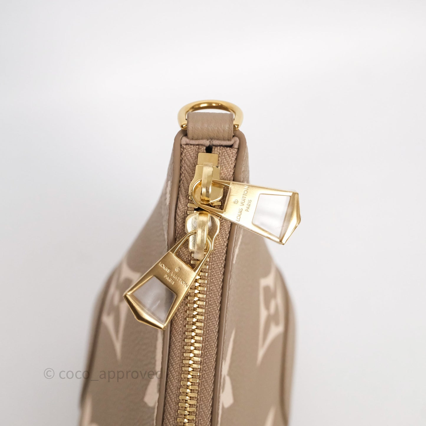 Louis Vuitton Bagatelle Bag Monogram Empreinte Beige