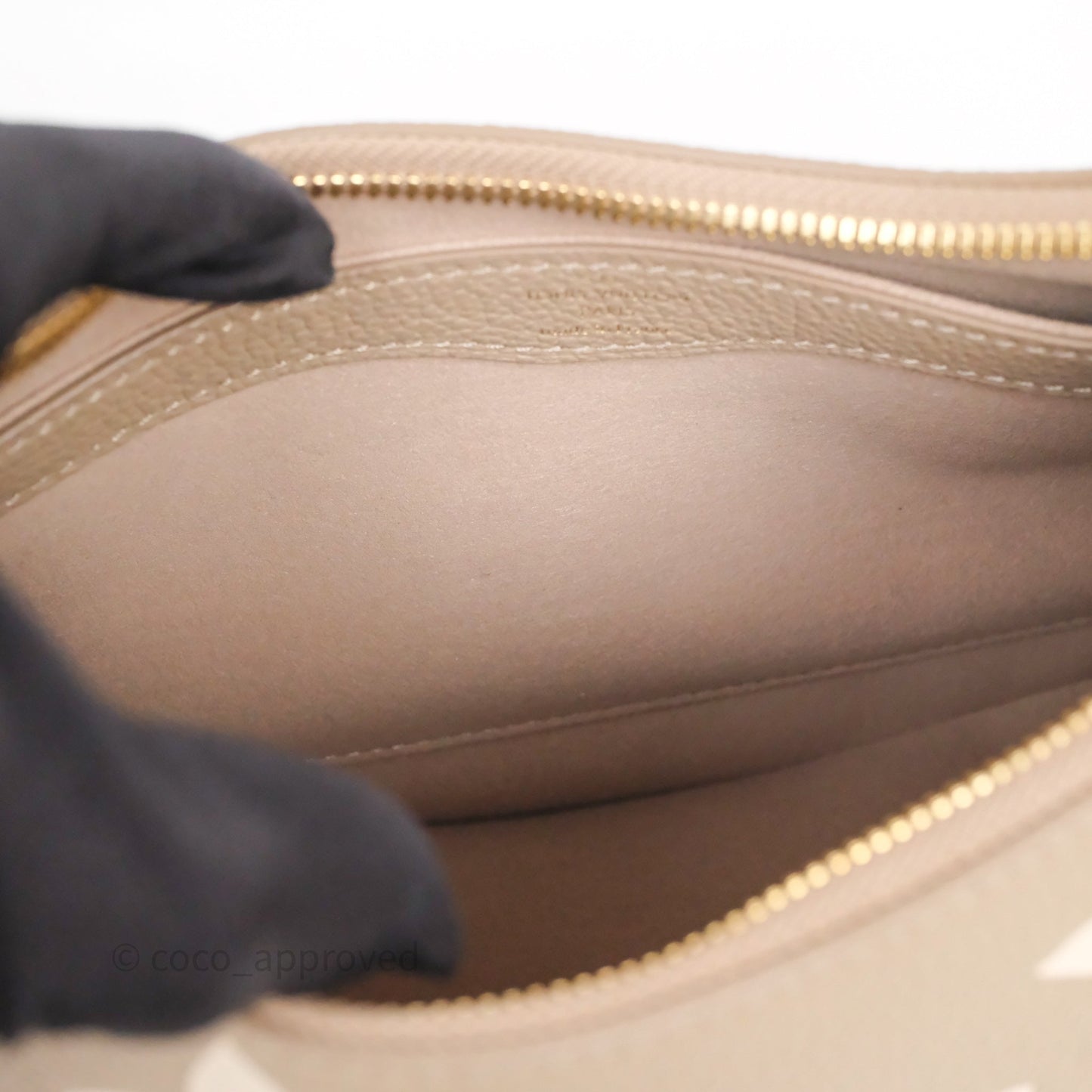 Louis Vuitton Bagatelle Bag Monogram Empreinte Beige