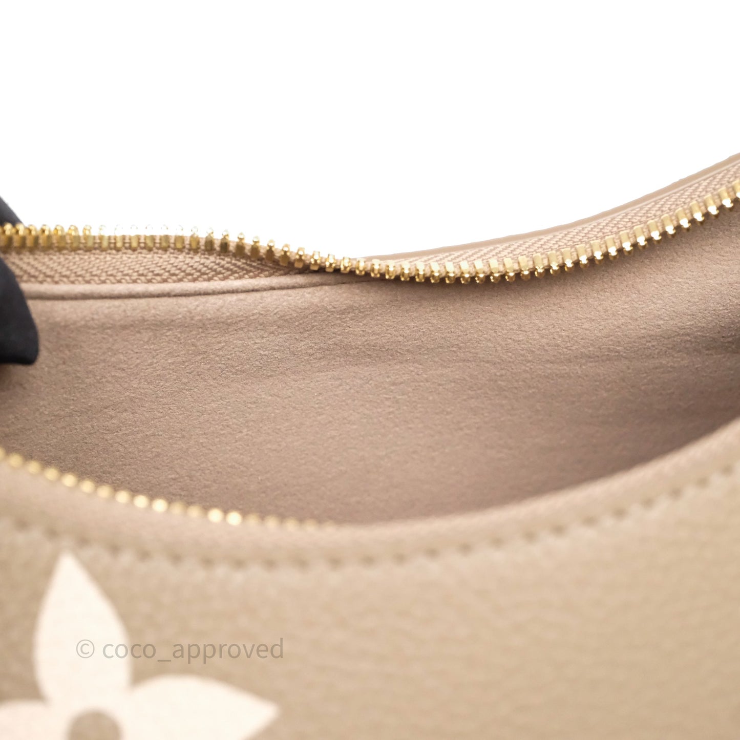 Louis Vuitton Bagatelle Bag Monogram Empreinte Beige