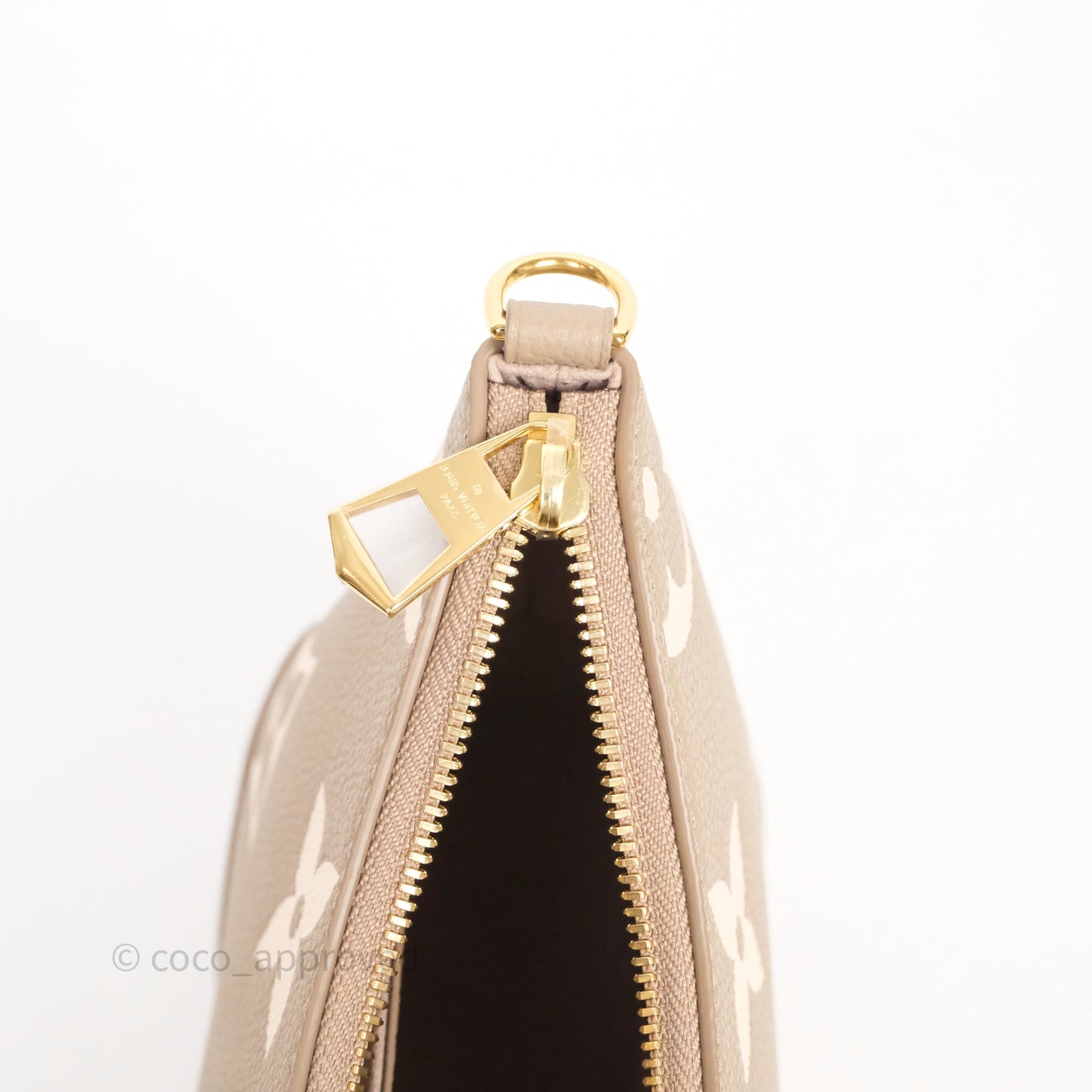 Louis Vuitton Bagatelle Bag Monogram Empreinte Beige
