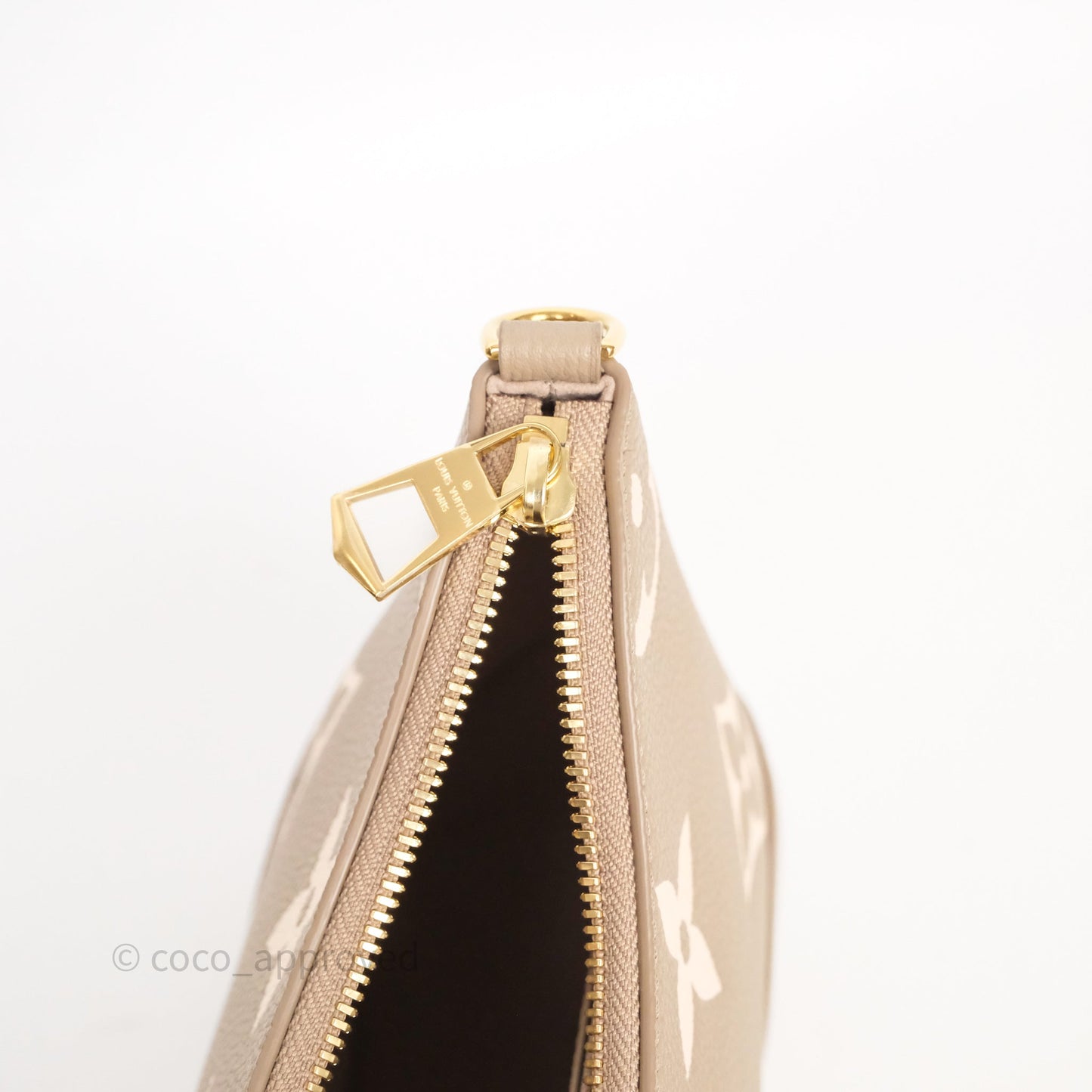 Louis Vuitton Bagatelle Bag Monogram Empreinte Beige