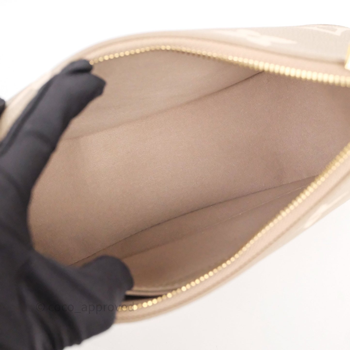 Louis Vuitton Bagatelle Bag Monogram Empreinte Beige