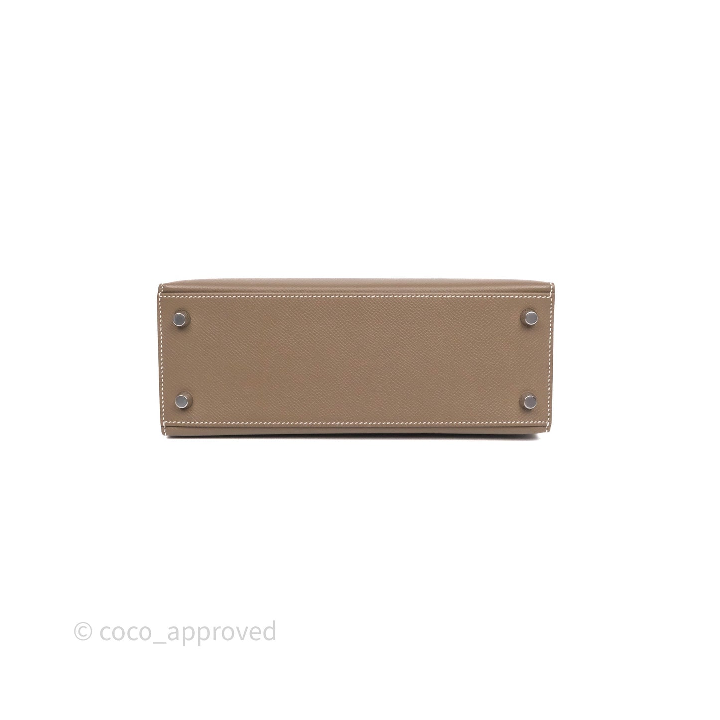 Hermes Kelly 25 Etoupe 18 Palladium Hardware