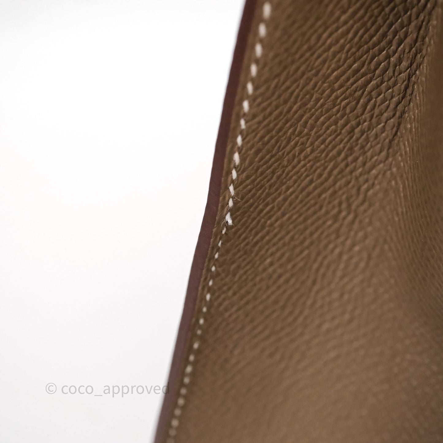 Hermes Kelly 25 Etoupe 18 Palladium Hardware