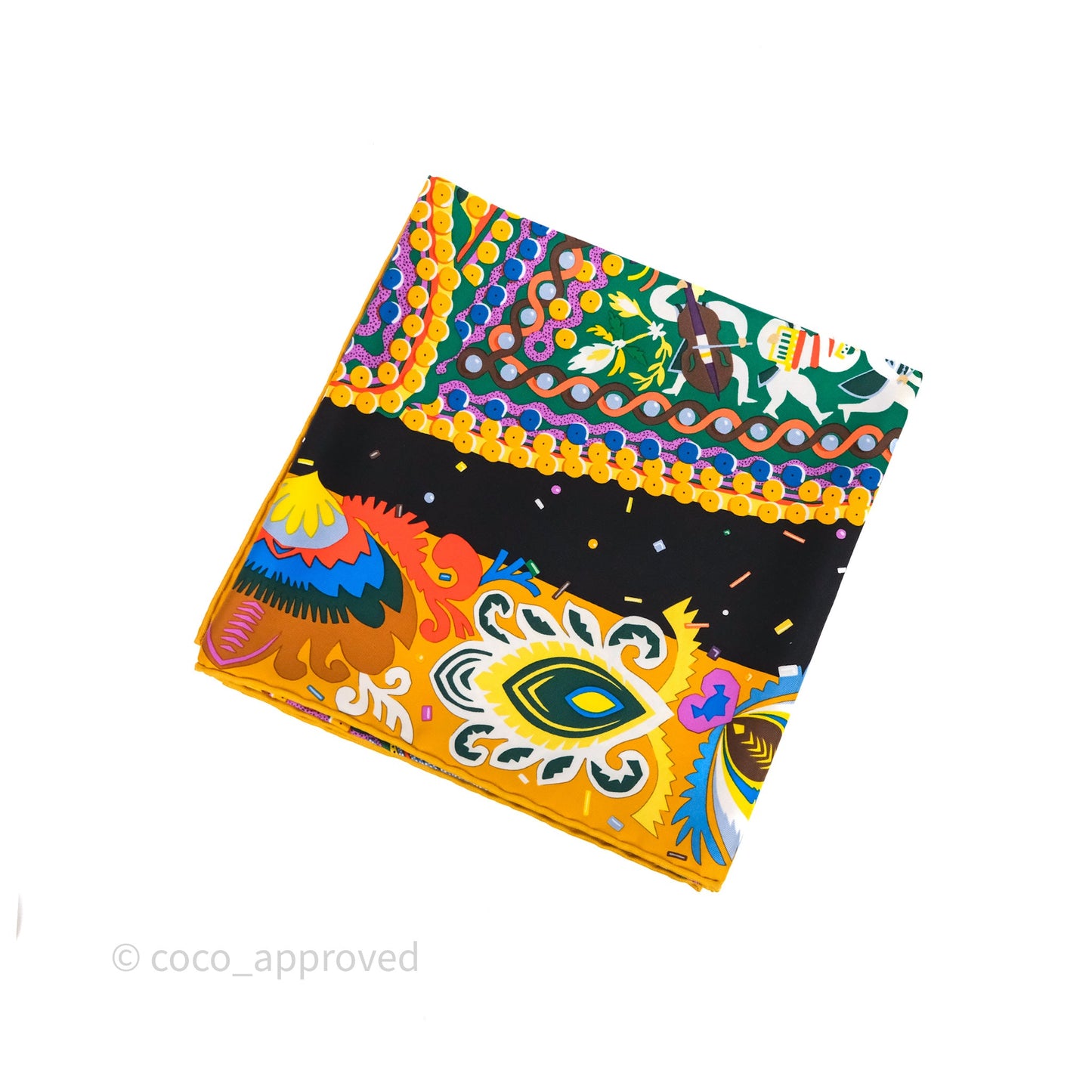 Hermès Costume de Fête 90 Scarf Silk