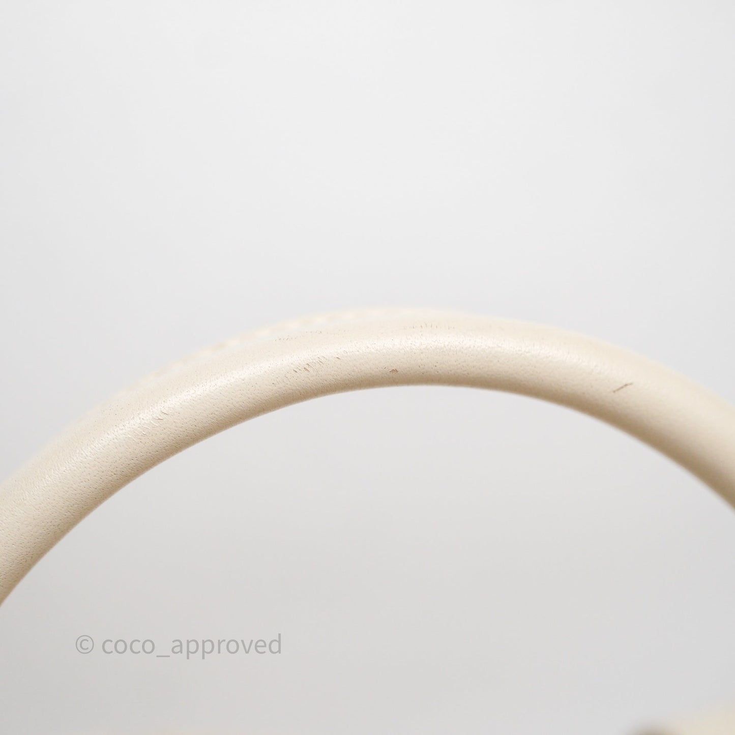 Chanel Large Deauville Ivory Lurex Boucle Gold Hardware 19A
