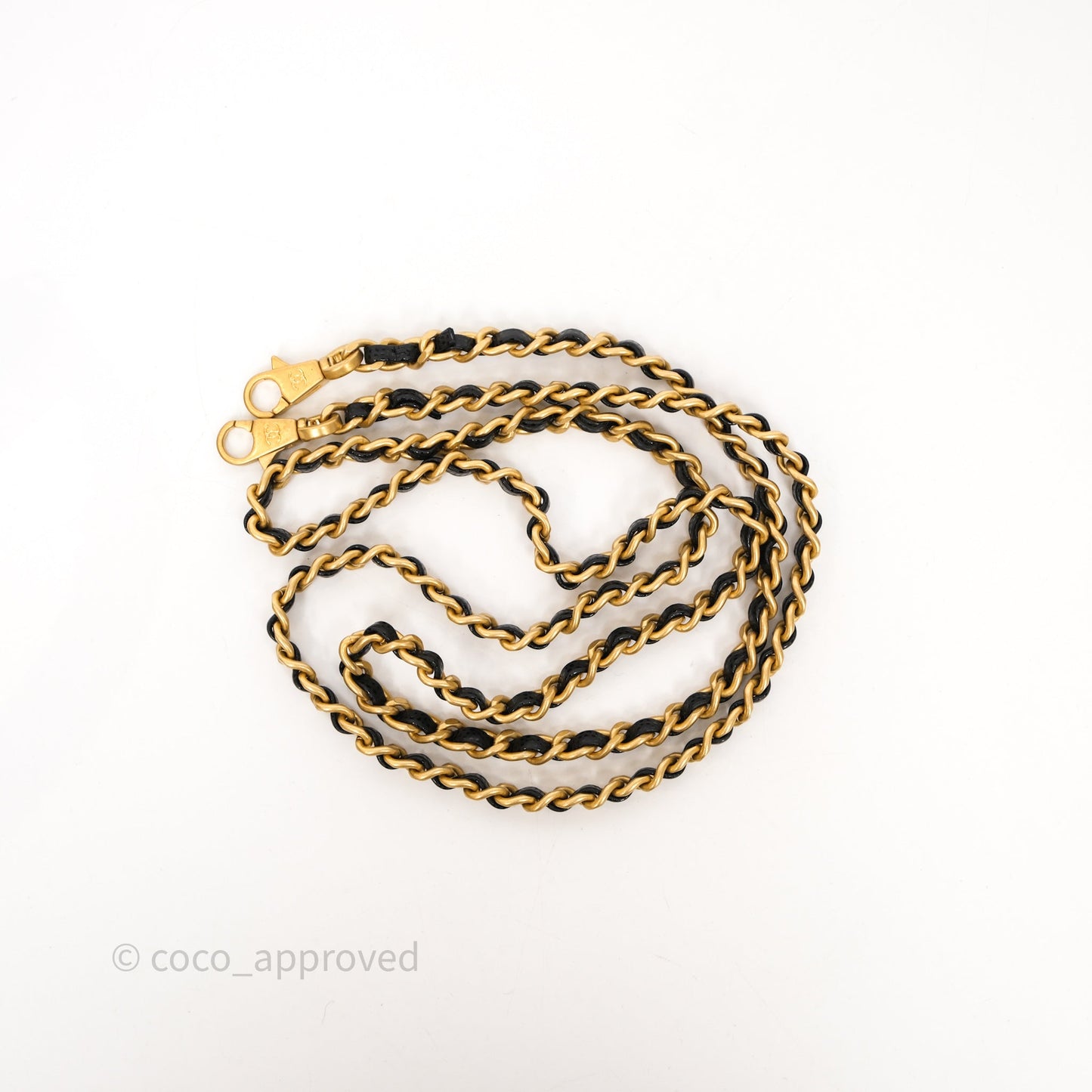 Chanel Metal Top Handle Clutch with Chain Black Caviar Aged Gold Hardware 24A