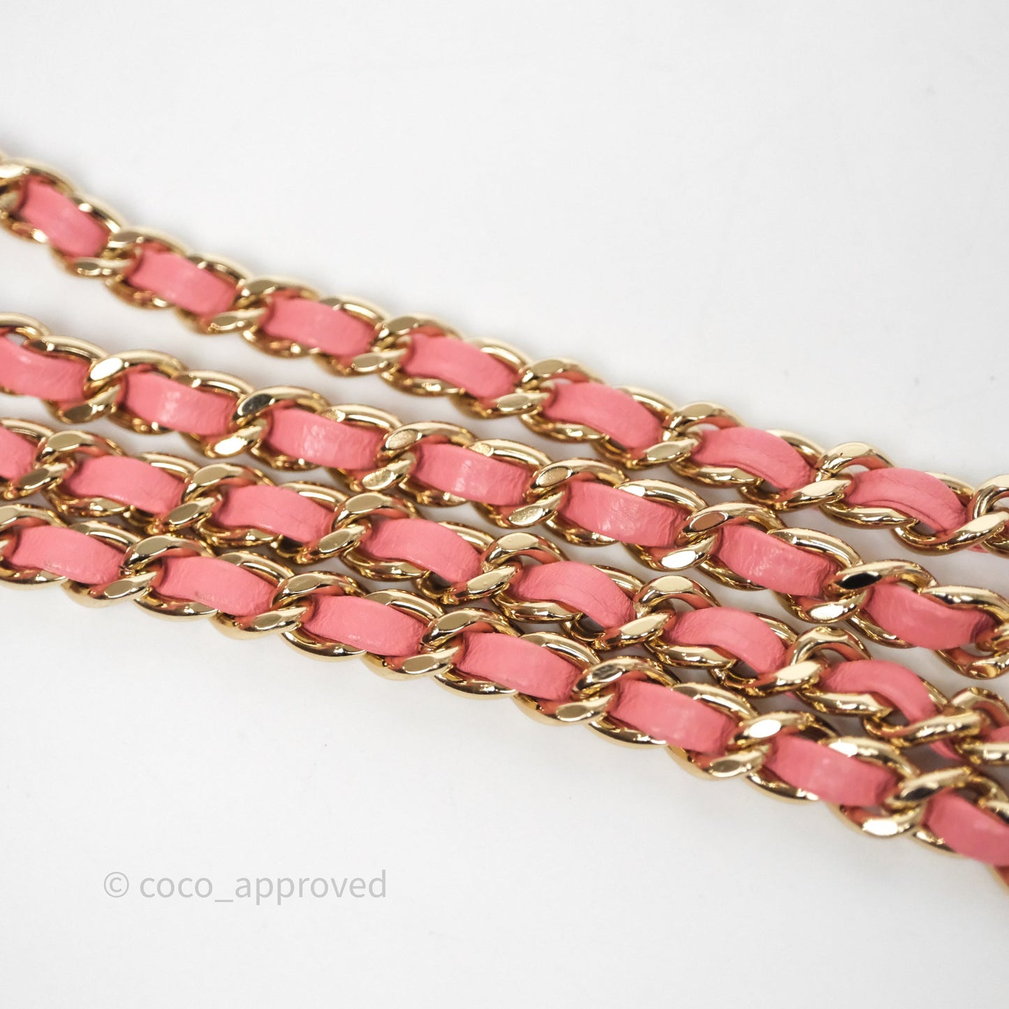 Chanel Top Handle Mini Rectangular Flap Pink Lambskin Gold Hardware