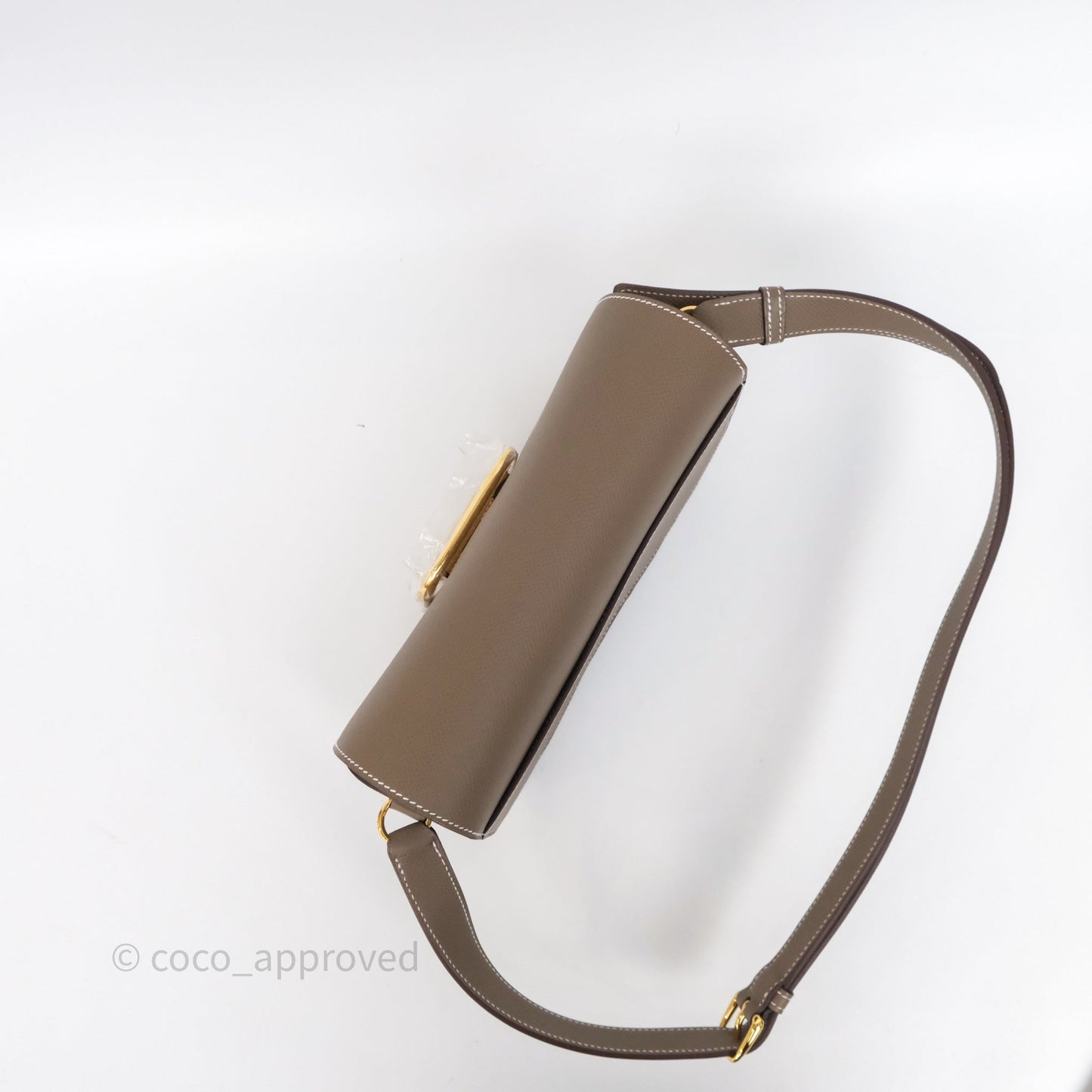 Hermès Della Cavalleria Elan Bag Etoupe Gold Hardware