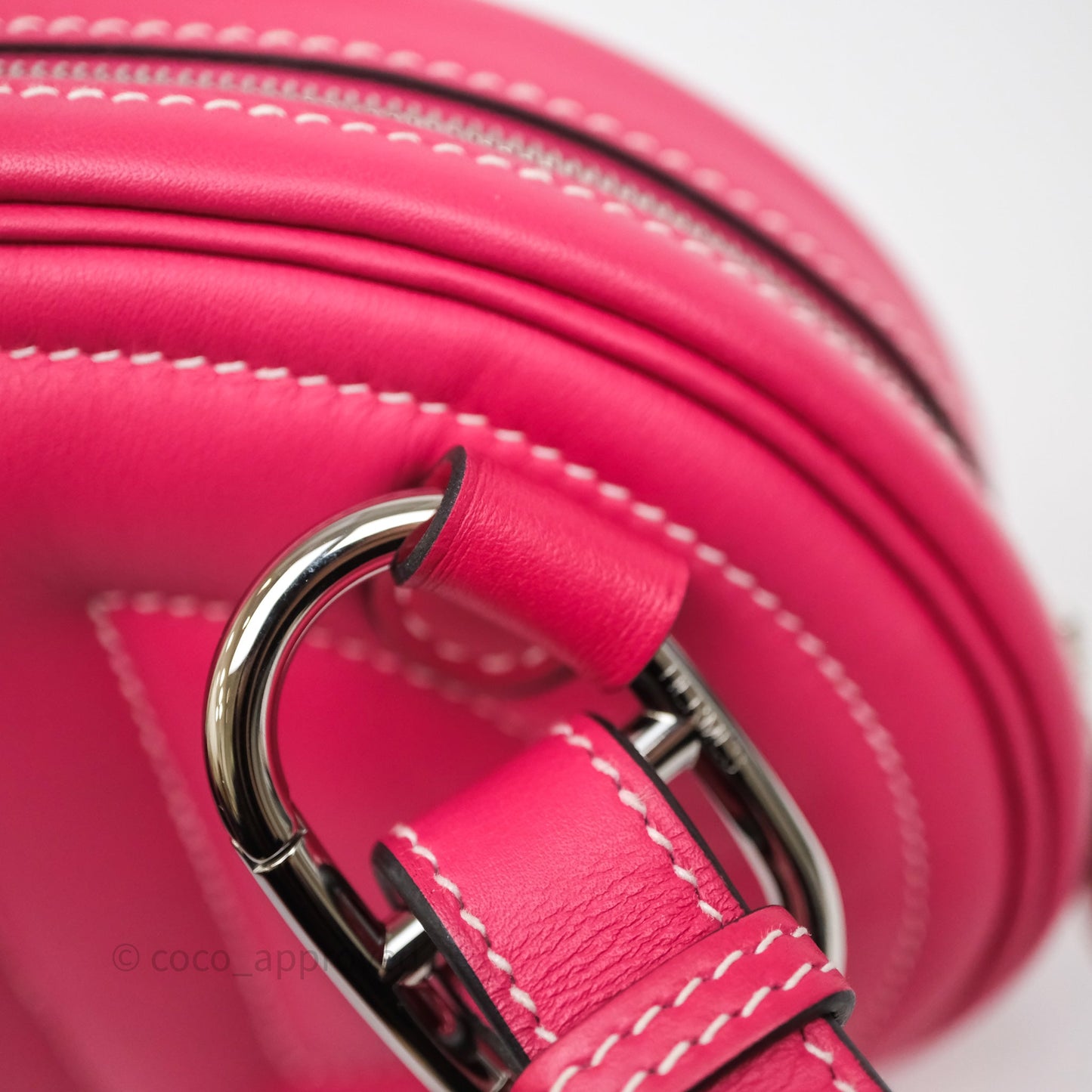 Hermes In-The-Loop Belt Bag 0D Rose Mexico/ 0F Bleu Frida Palladium Hardware