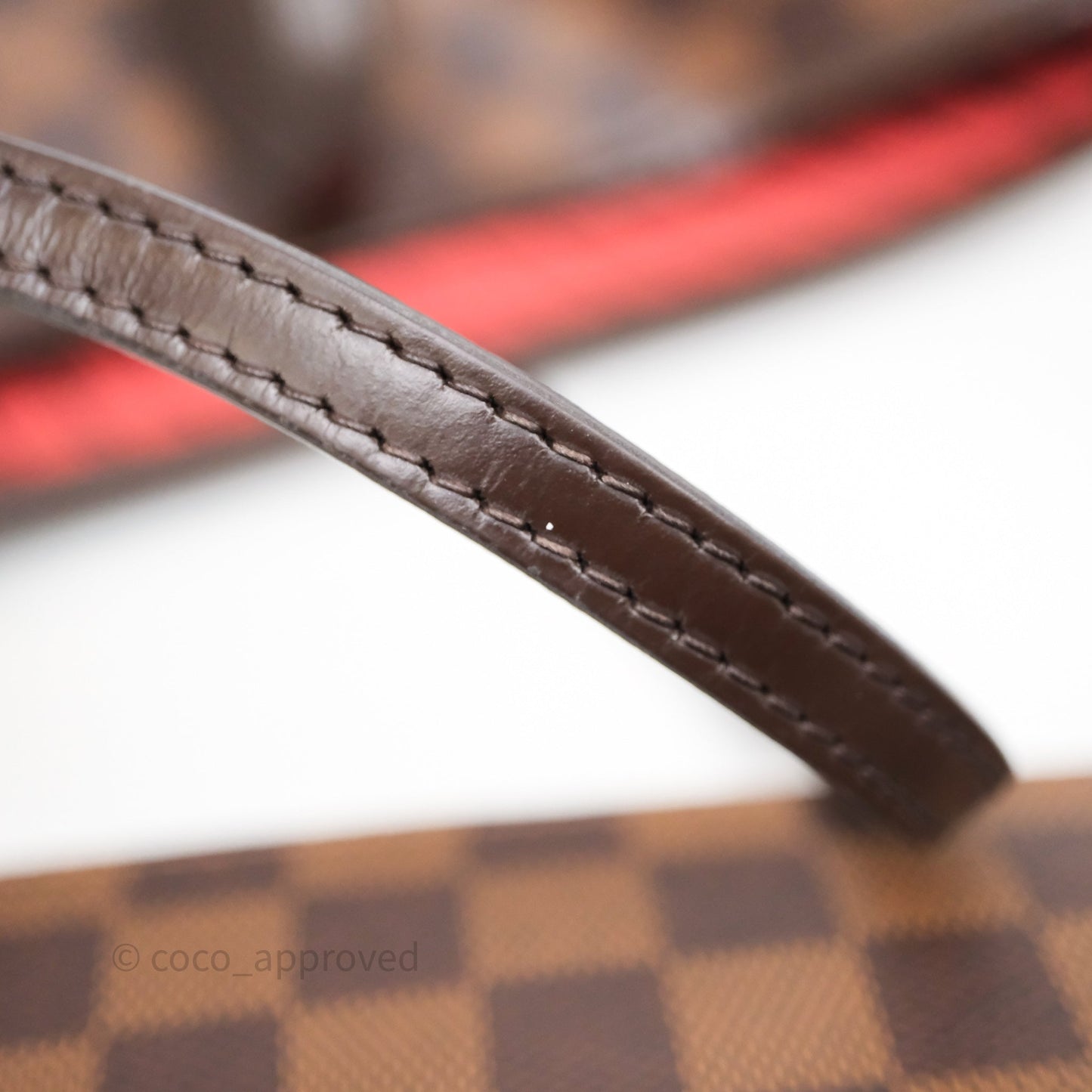 Louis Vuitton Neverfull MM Tote Bag Damier Ebene Canvas