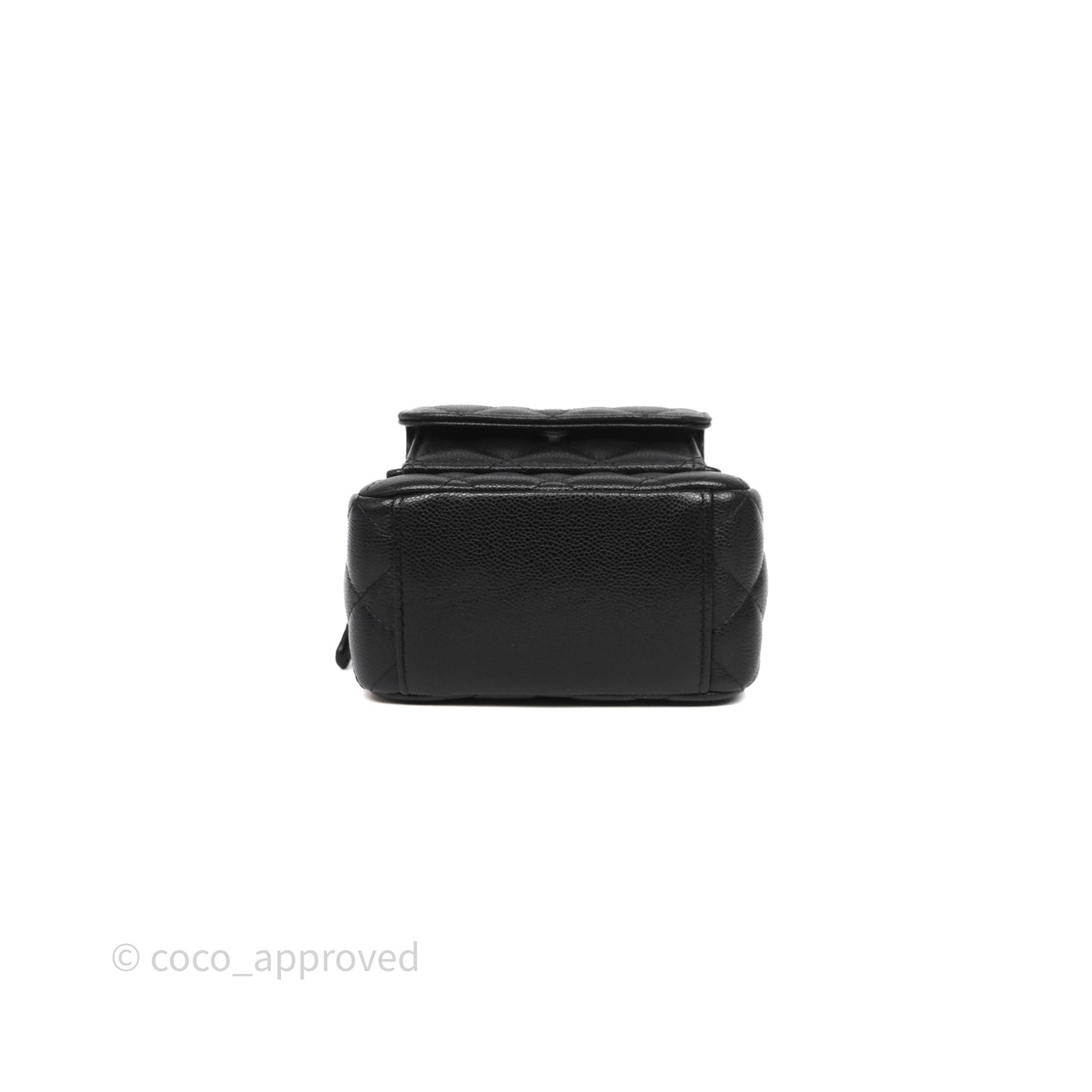 Chanel Classic Mini Backpack Black Caviar Silver Hardware