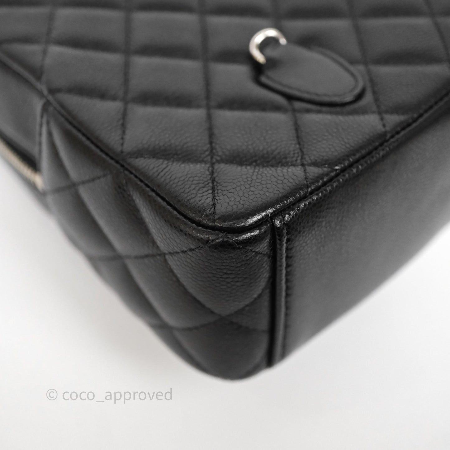 Chanel Classic Mini Backpack Black Caviar Silver Hardware