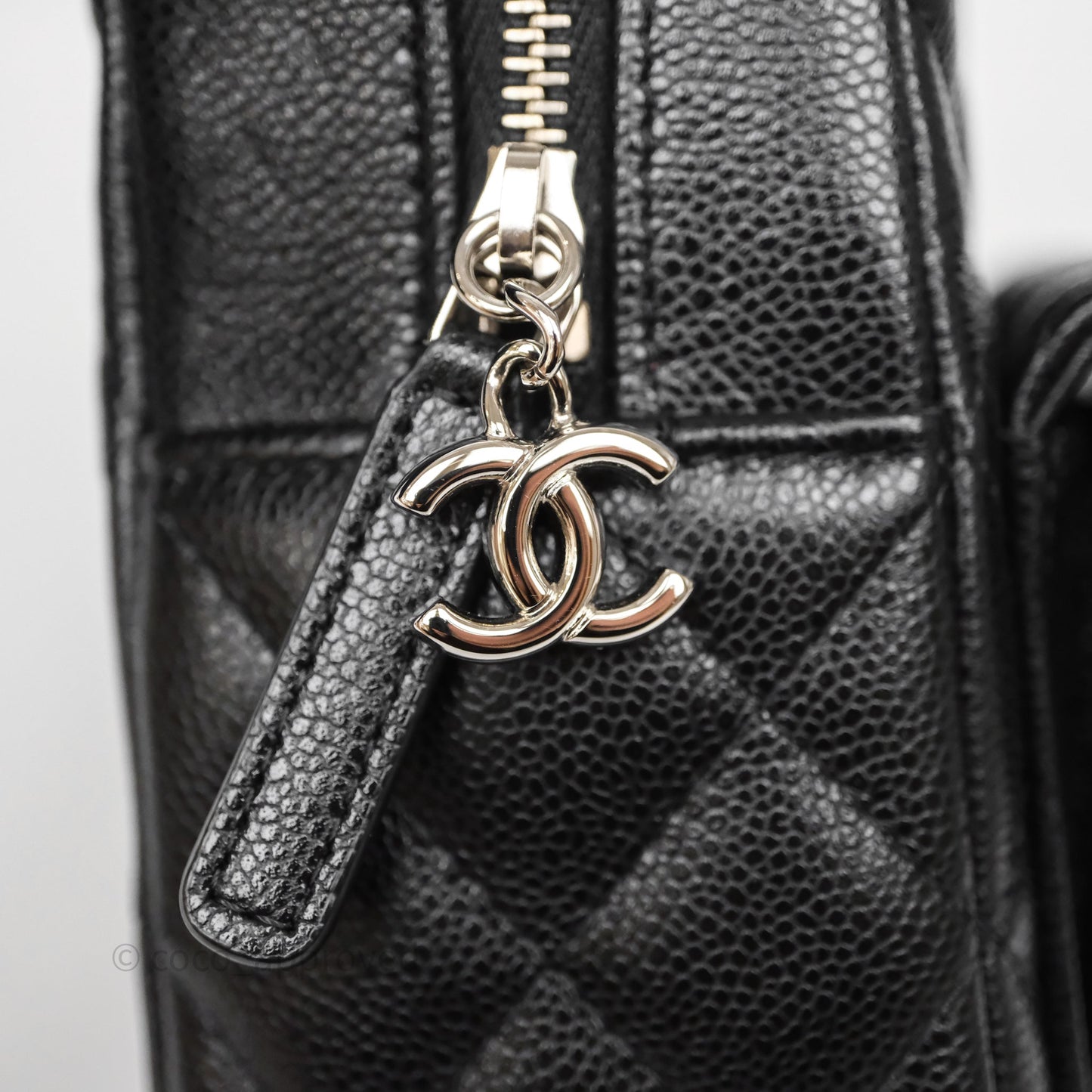 Chanel Classic Mini Backpack Black Caviar Silver Hardware