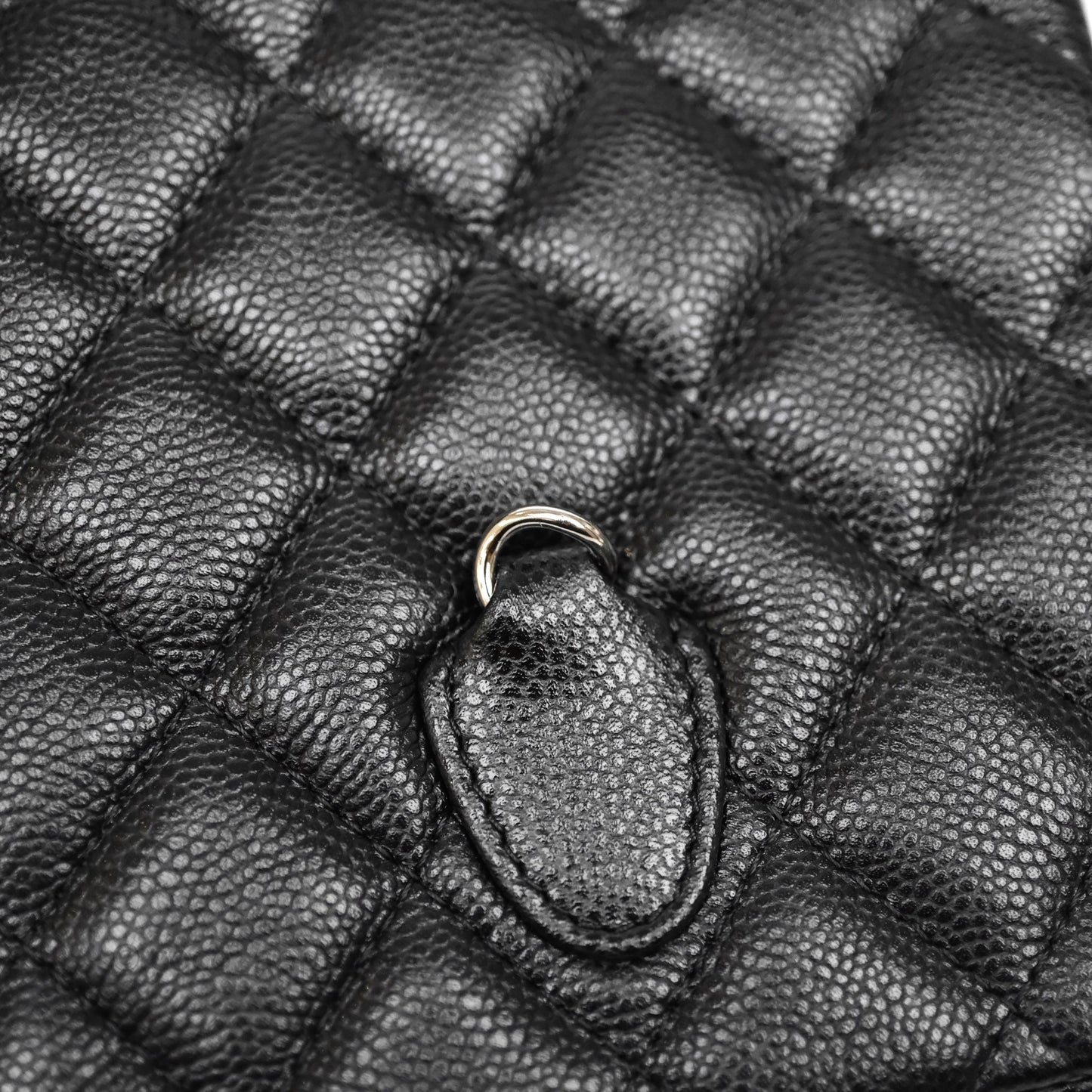 Chanel Classic Mini Backpack Black Caviar Silver Hardware